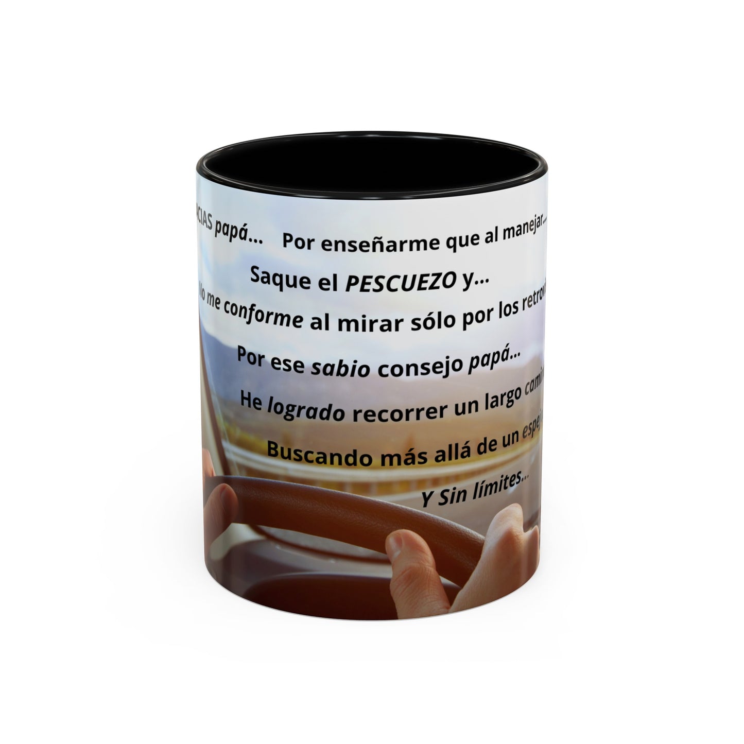 Gracias papá Accent Coffee Mug (11, 15oz)