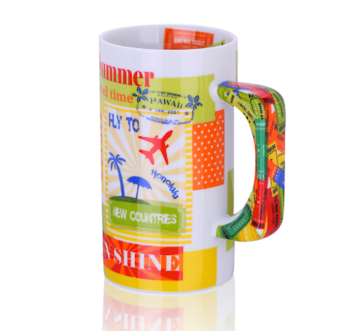 Porcelain XXL Mug - Summer Ticket
