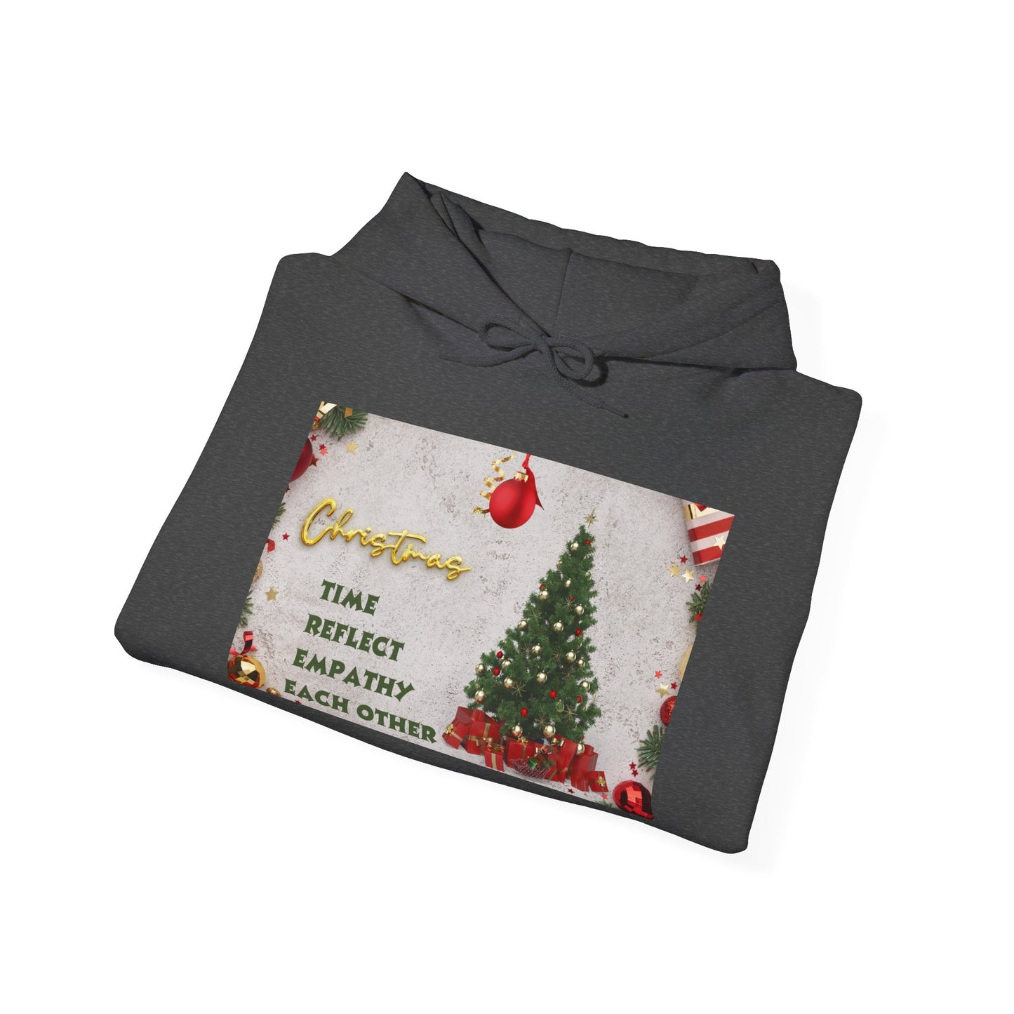 Christmas Vibe Hoodie, Festive Sweatshirt for Holiday Celebrations, Cozy Gift for Friends and Family, Unisex Winter Wear, Reflect Empathy