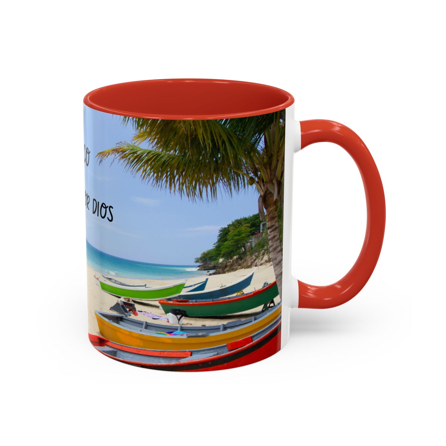 Puerto Rico Accent Coffee Mug - Tropical Beach Vibes, Travel Gift, Summer Decor, Coffee Lover's Cup, Unique Mug for Her