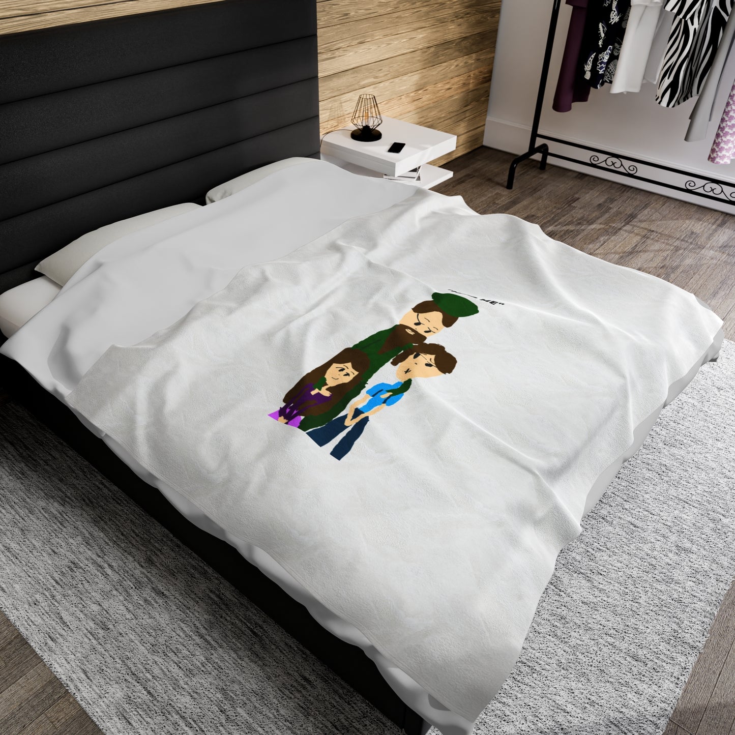HUG ME Velveteen Plush Blanket