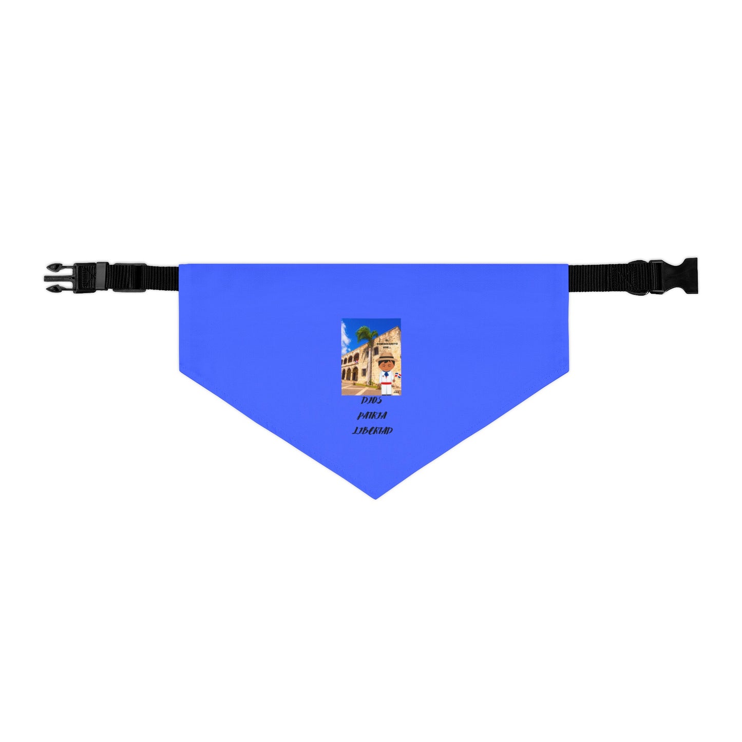 DIOS PATRIA LIBERTAD EL DOMINICANITO ESE Pet Bandana Collar