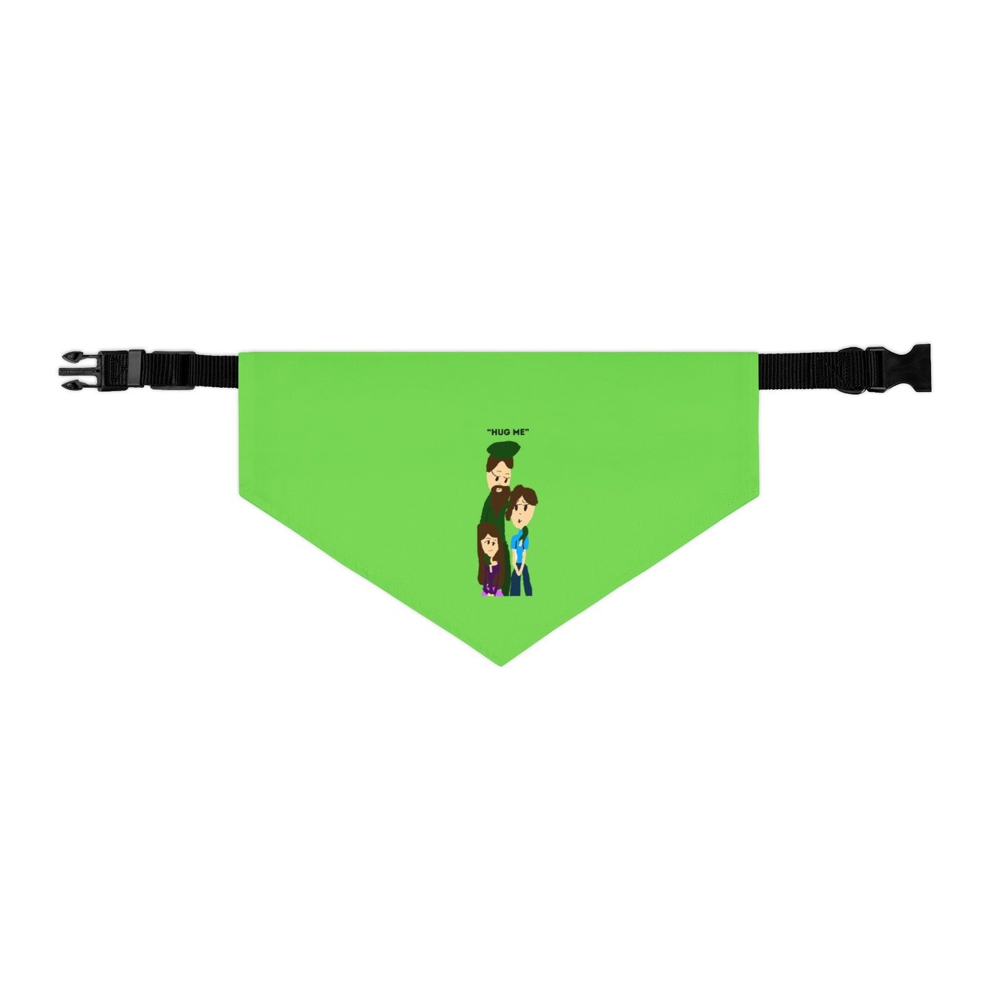 HUG ME ISAAC IDYER ARTS DESINGS Pet Bandana Collar