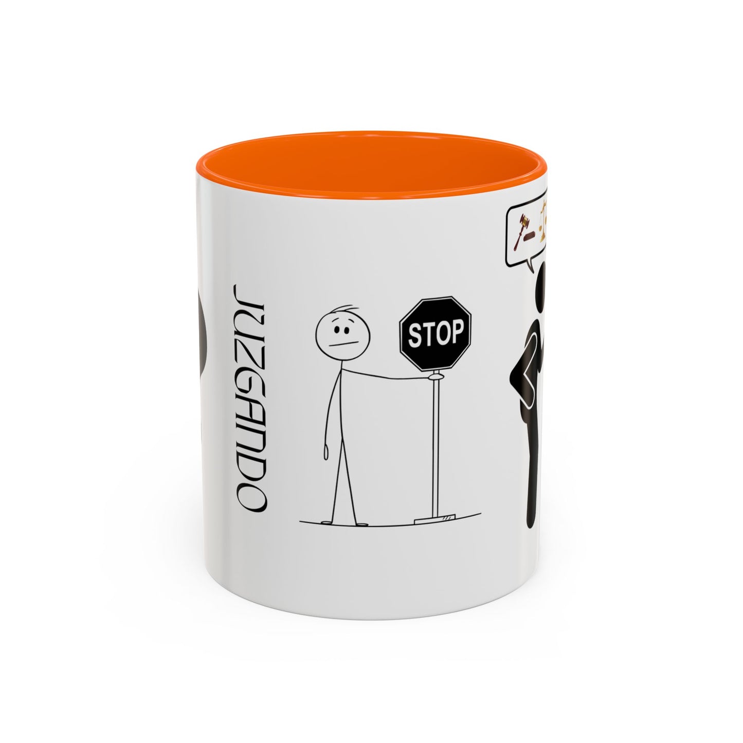 JUZGANDO Coffee Mug for Everyday Laughs, Funny Gift for Coffee Lovers, Quirky Office Mug, Unique Holiday Gift, Playful Drinkware