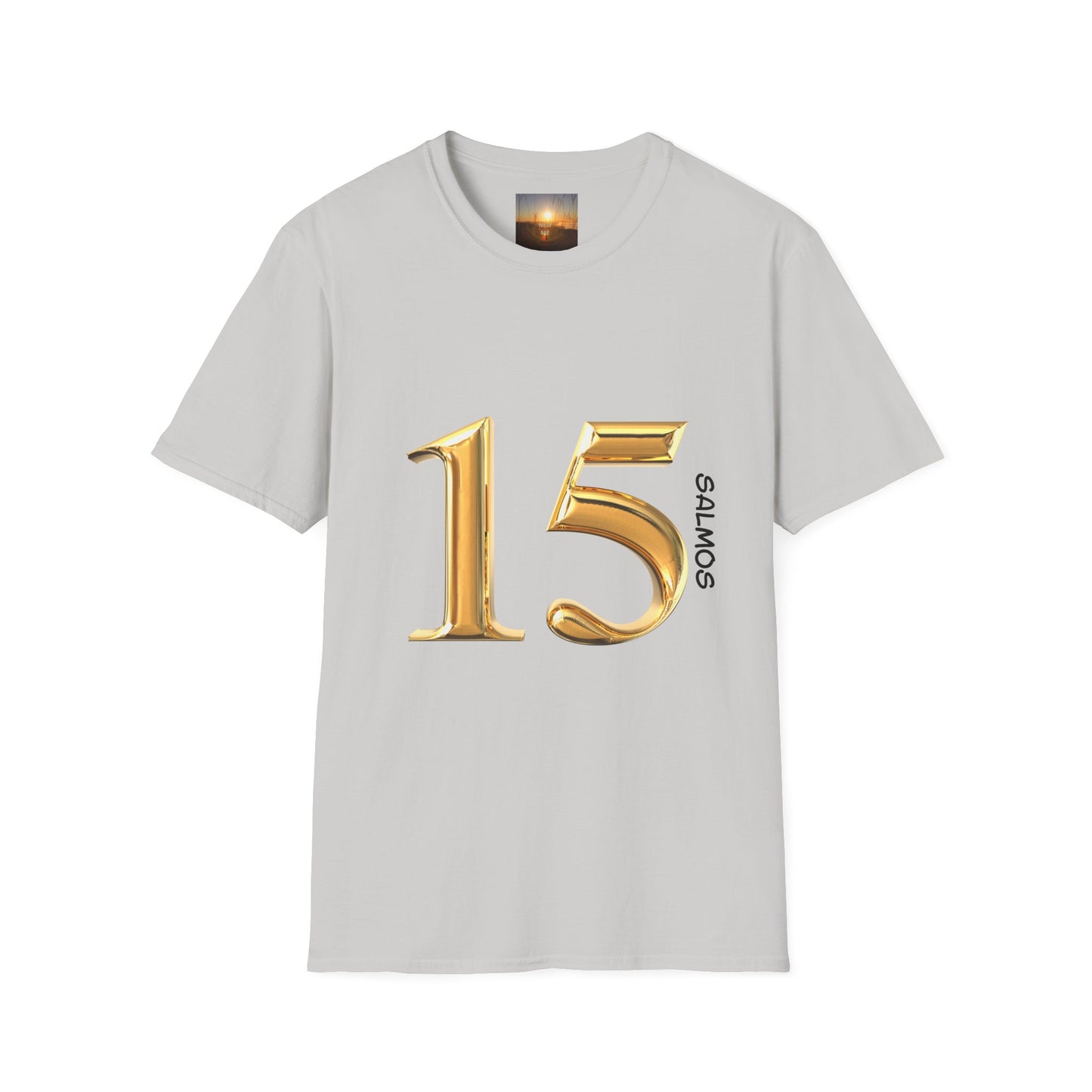 SALMOS 15 Inspirational T-Shirt, Unisex Softstyle Tee, Birthday Gift, Motivational Shirt, Soft Cotton Top, Unique Design