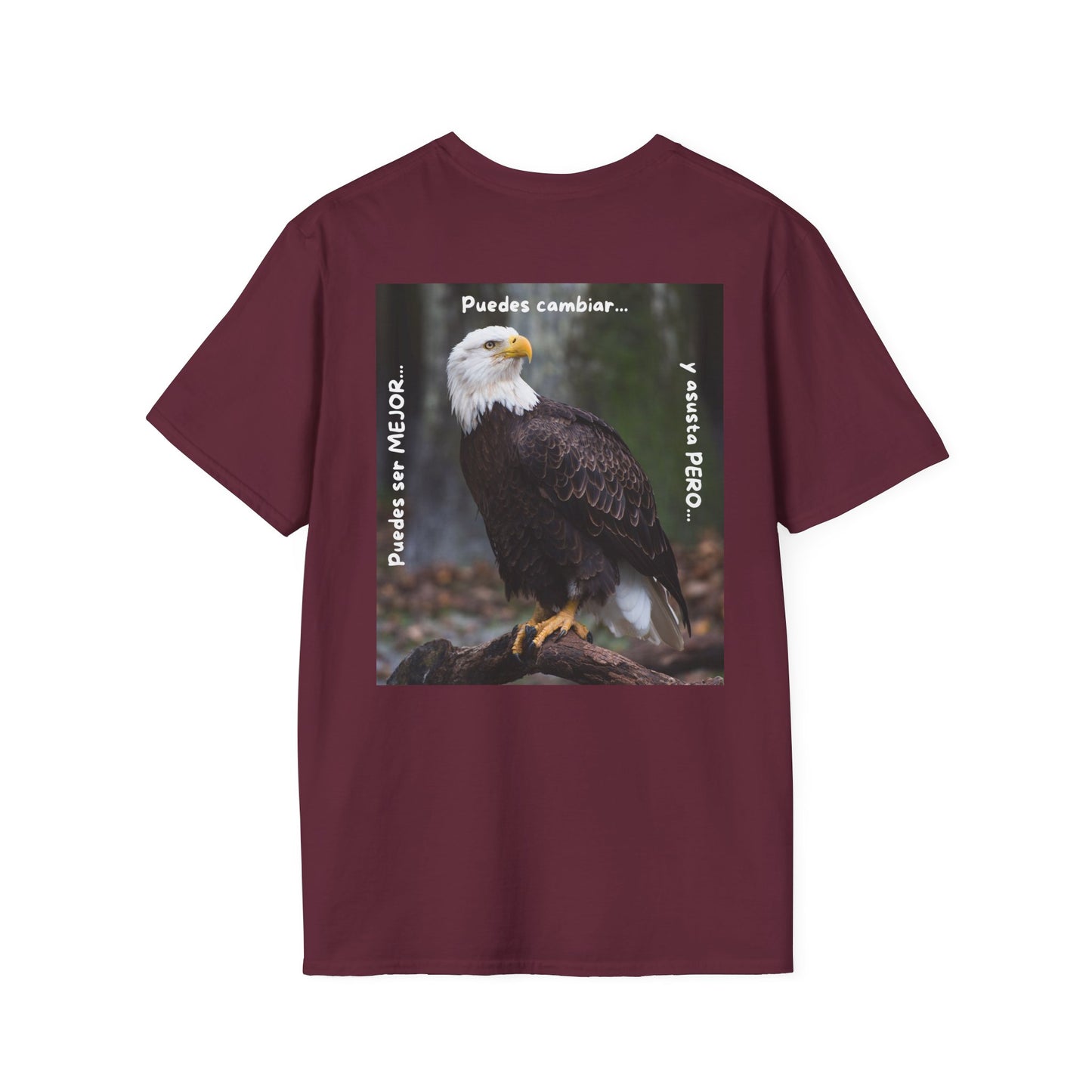 Puedes ser MEJOR Inspirational Eagle T-Shirt, Motivational Aviary Tee, Unisex Graphic Shirt, Perfect Gift for Nature Lovers