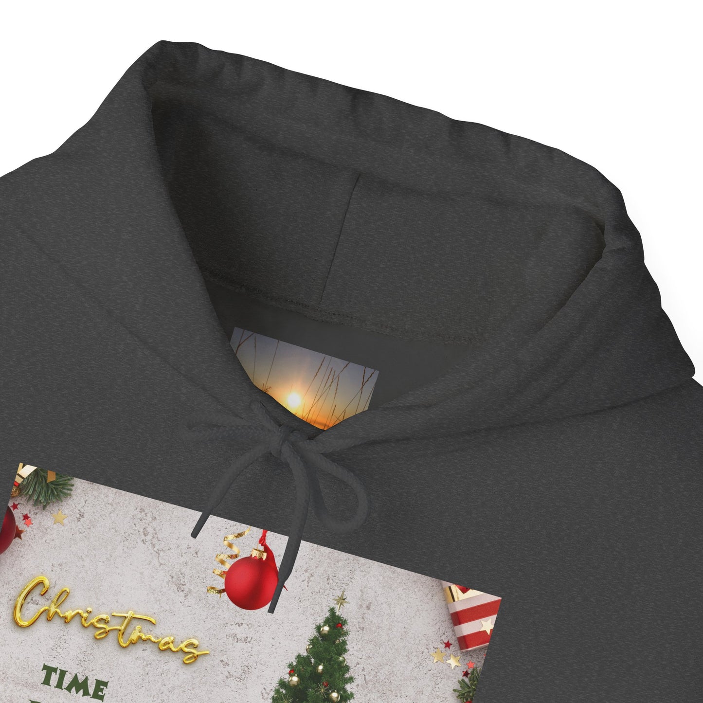 Christmas Vibe Hoodie, Festive Sweatshirt for Holiday Celebrations, Cozy Gift for Friends and Family, Unisex Winter Wear, Reflect Empathy
