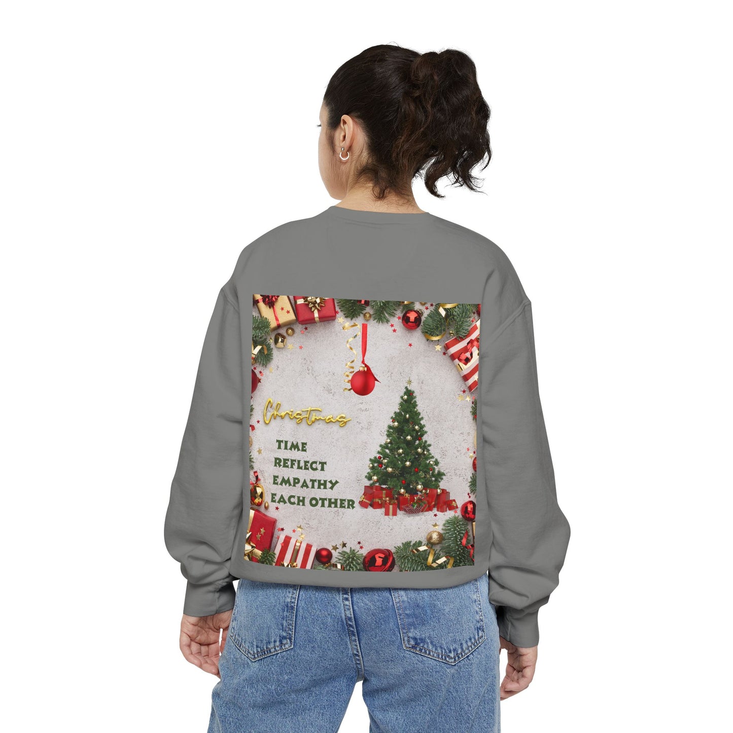Cozy Holiday Sweatshirt - A New Life, New Hope, New Beginning, Christmas Gift, Unisex Apparel, Festive Wear, Winter Fashion