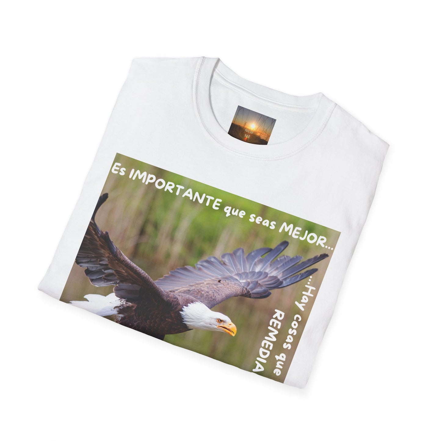 Puedes ser MEJOR Inspirational Eagle T-Shirt, Motivational Aviary Tee, Unisex Graphic Shirt, Perfect Gift for Nature Lovers