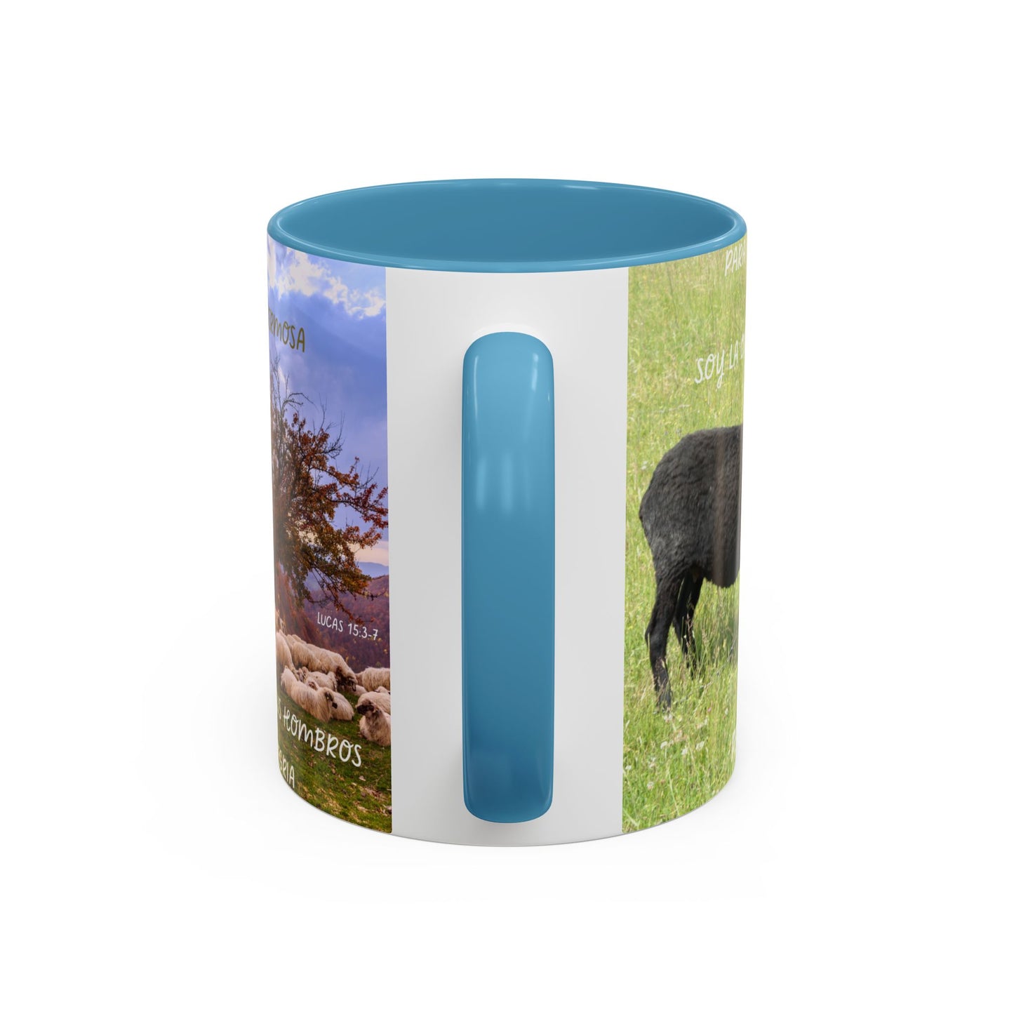OVEJA NEGRA Personalized Accent Coffee Mug for Sheep Lovers, Custom Birthday Gift, Rustic Farmhouse Decor, Animal Mug, Unique Gift Idea