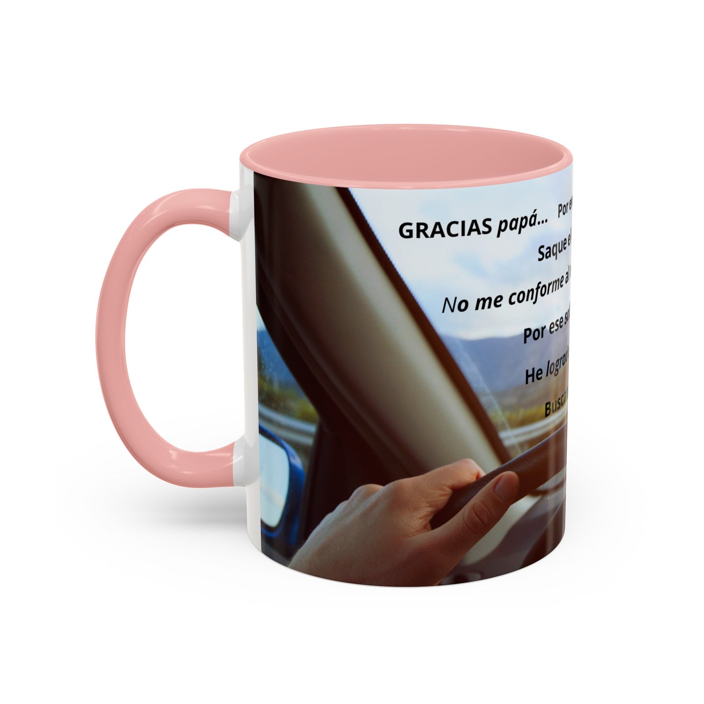 Gracias papá Accent Coffee Mug (11, 15oz)