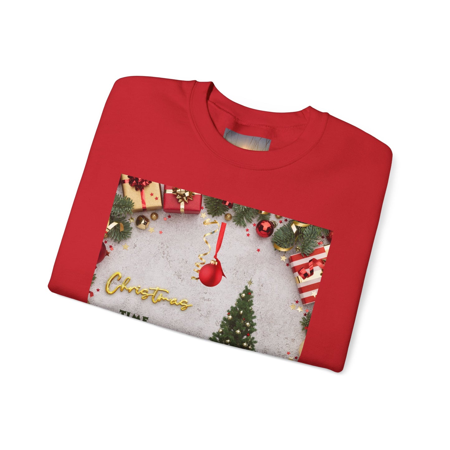 Cozy Christmas Sweatshirt - Reflect Empathy & Be A New You, Holiday Gift, Winter Fashion, Christmas Celebration, Unisex Crewneck
