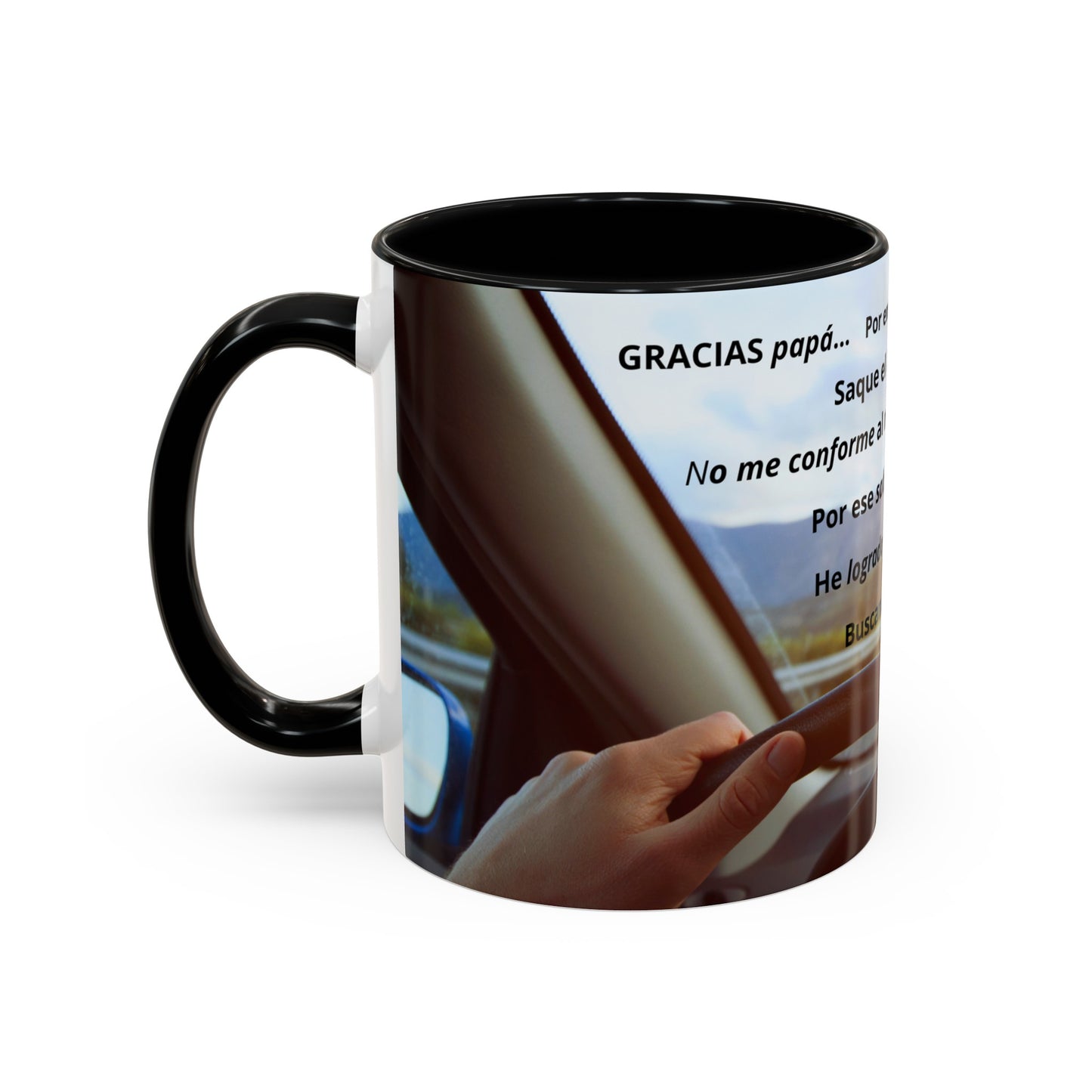 Gracias papá Accent Coffee Mug (11, 15oz)