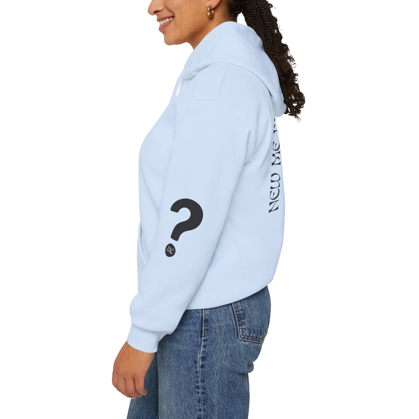 New Day, New Me Motivational Hoodie - Cozy Unisex Sweatshirt for Inspiration, Self-Care, Fitness Goals, Gift for Him, Her