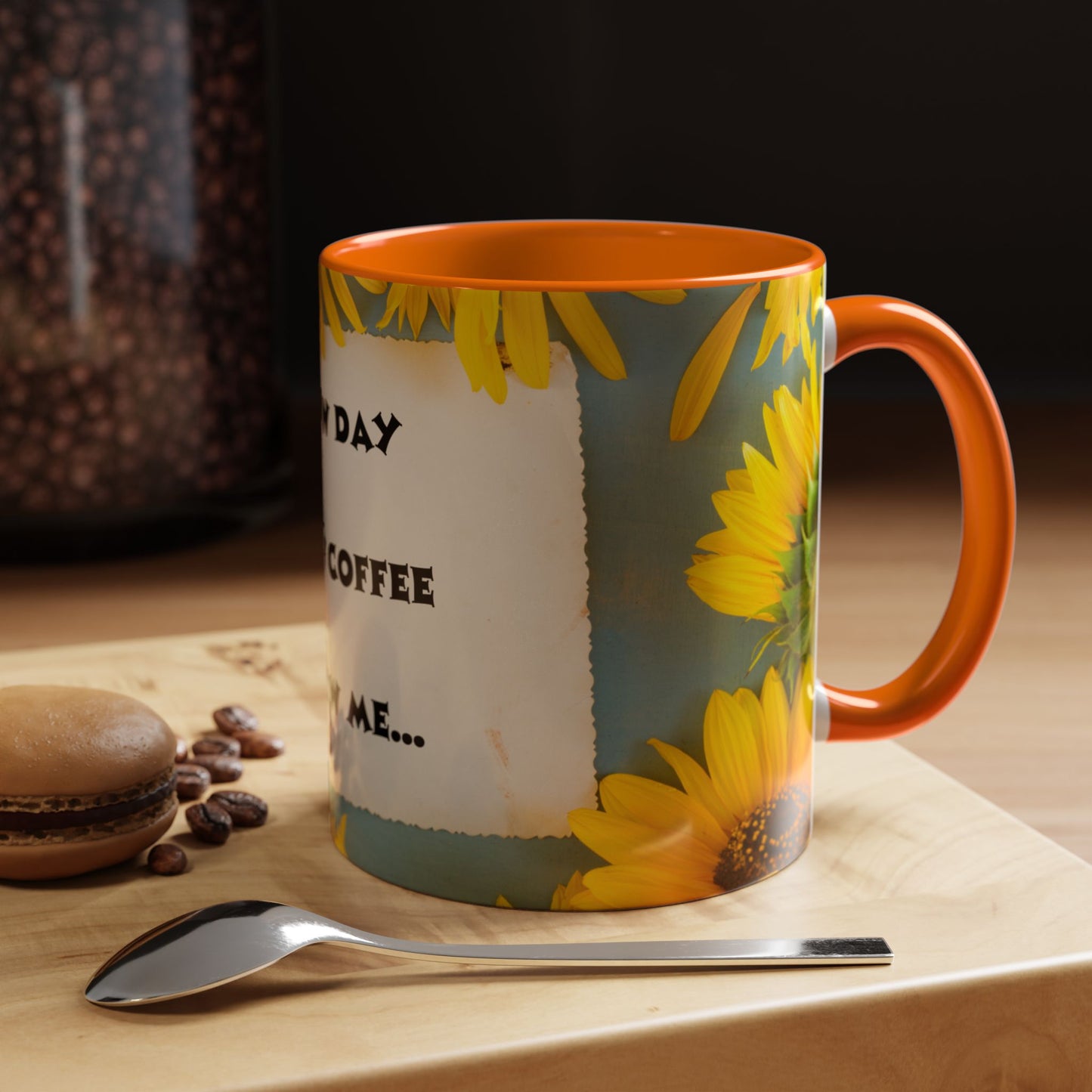 A NEW COFFEE A NEW DAY A NEW ME... Accent Coffee Mug, 11oz