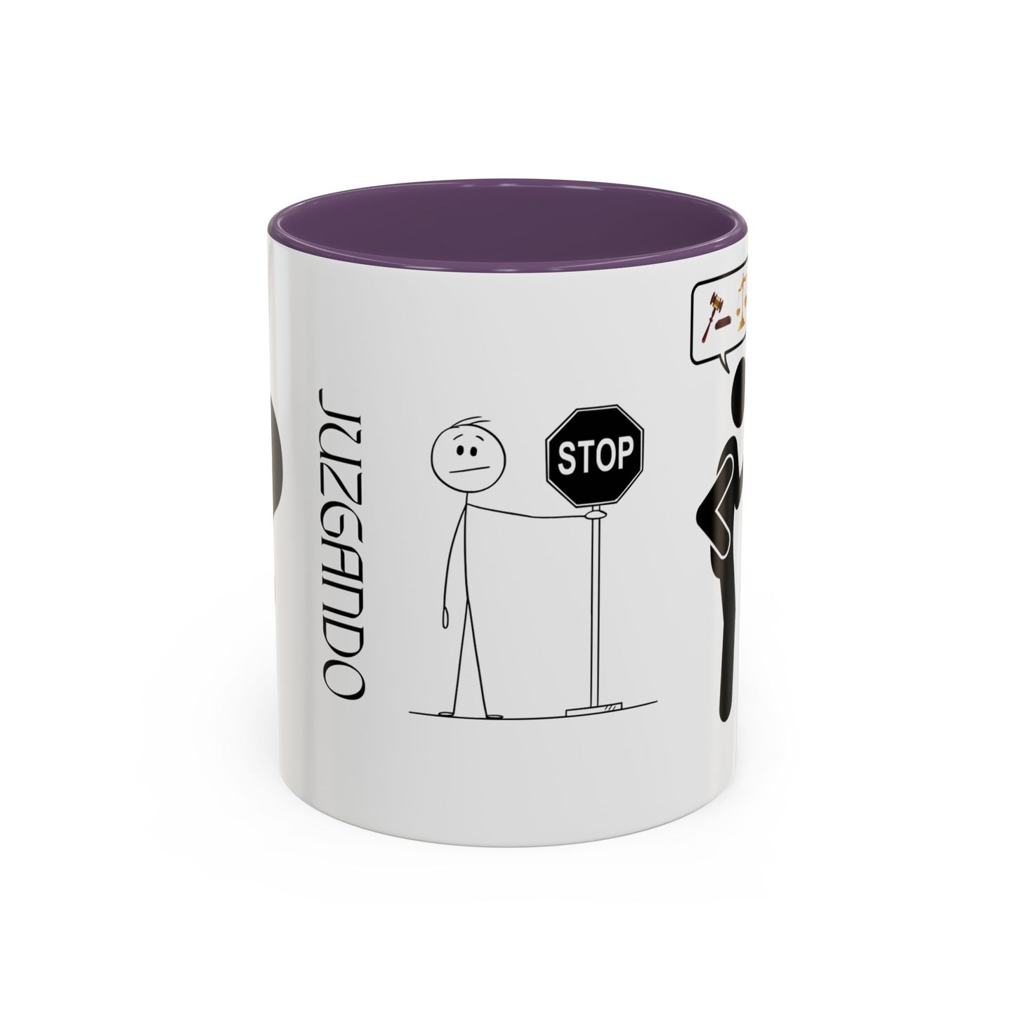 JUZGANDO Coffee Mug for Everyday Laughs, Funny Gift for Coffee Lovers, Quirky Office Mug, Unique Holiday Gift, Playful Drinkware