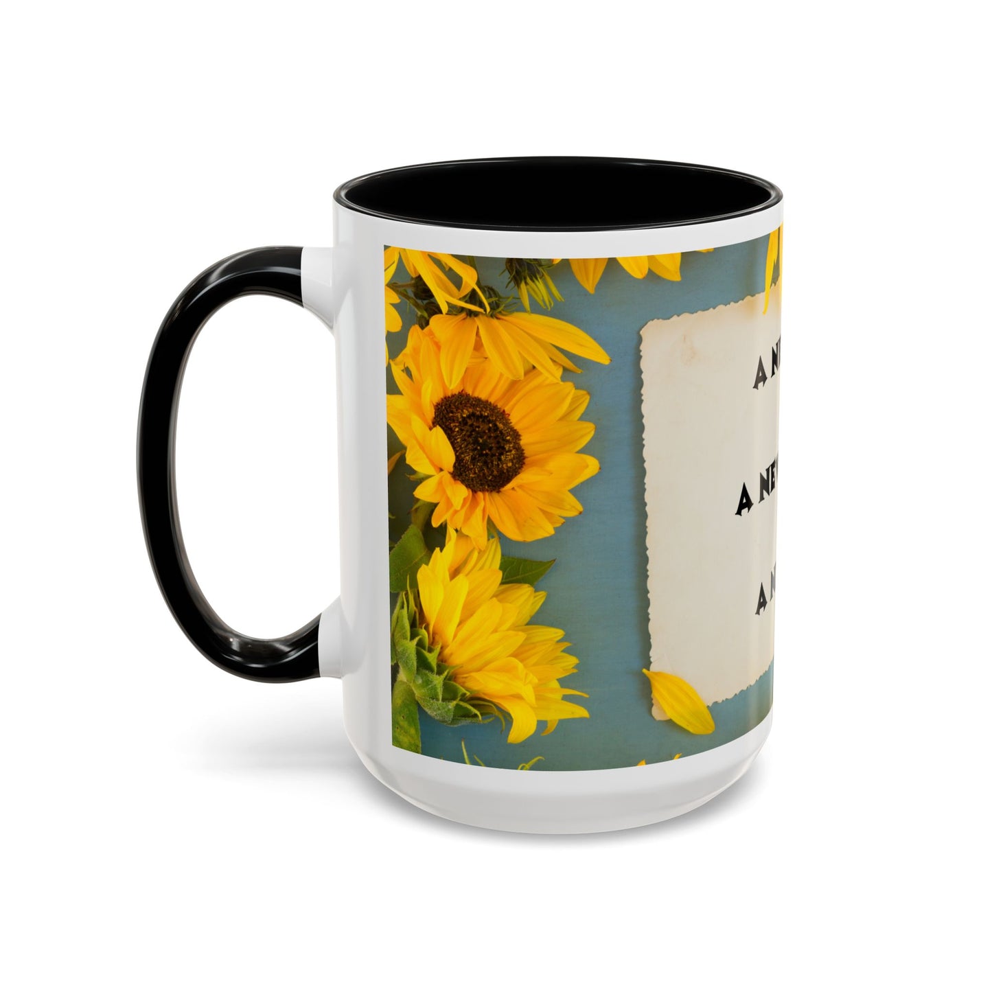 A NEW COFFEE A NEW DAY A NEW ME... Accent Coffee Mug, 11oz