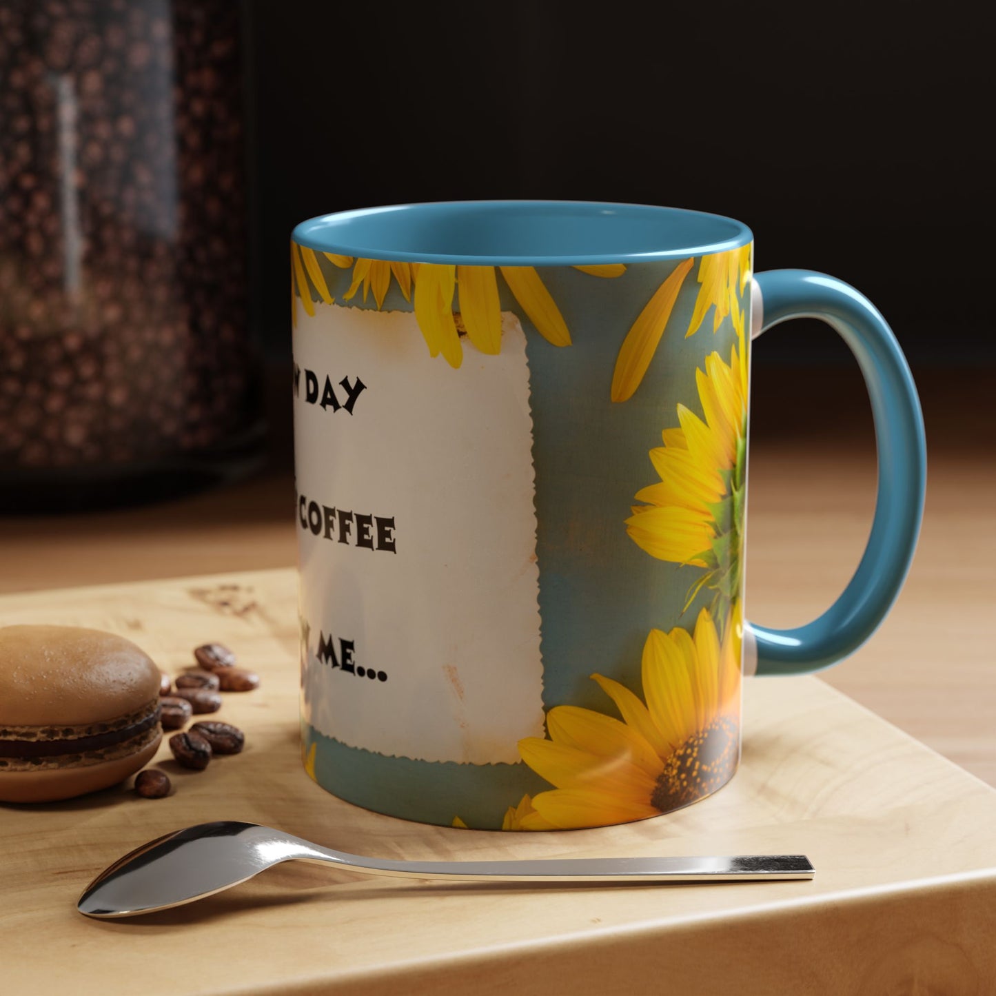 A NEW COFFEE A NEW DAY A NEW ME... Accent Coffee Mug, 11oz
