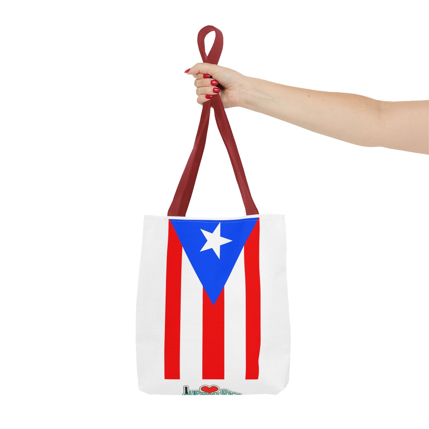 Vibrant Puerto Rican Tote Bag, Beach Carryall, Cultural Shopping Bag, Puerto Rico Pride, Vacation Accessory, Summer Essentials