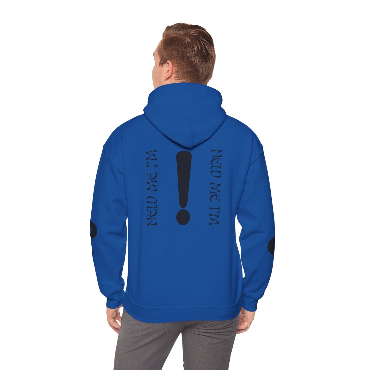 New Day, New Me Motivational Hoodie - Cozy Unisex Sweatshirt for Inspiration, Self-Care, Fitness Goals, Gift for Him, Her