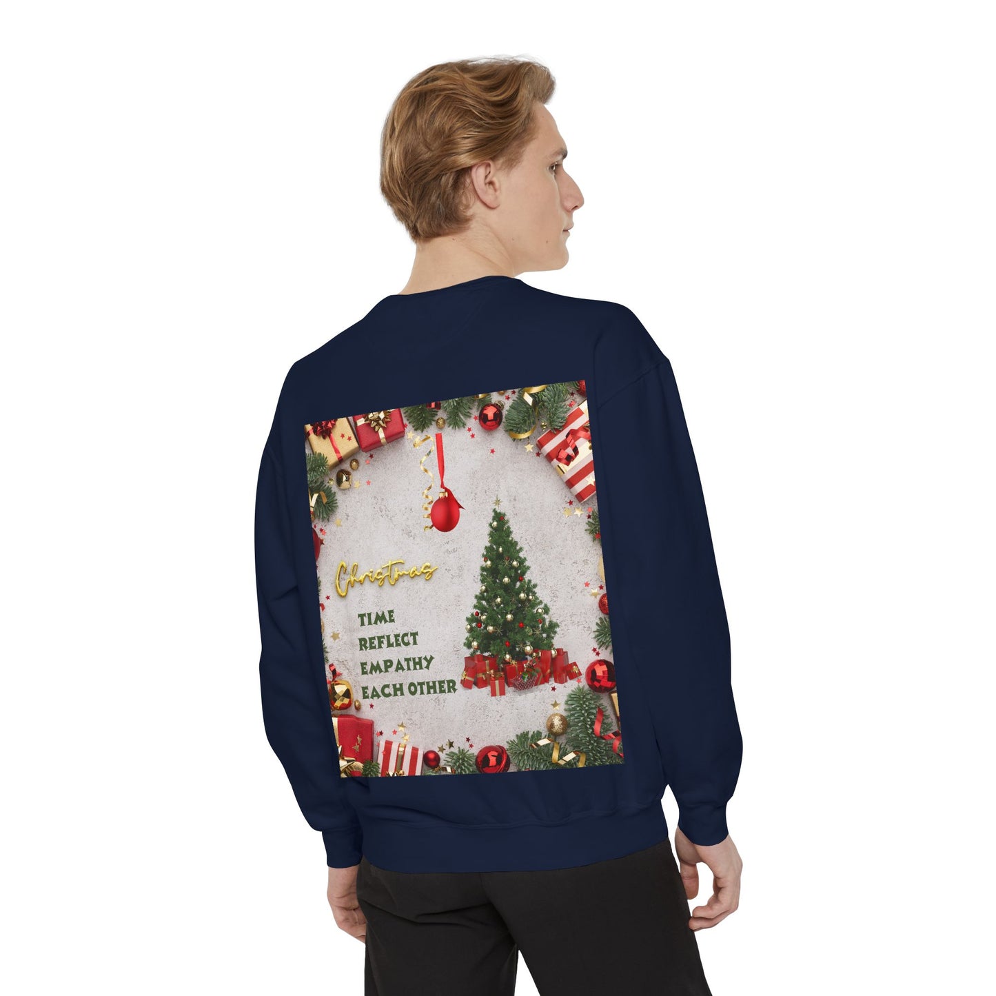 Cozy Holiday Sweatshirt - A New Life, New Hope, New Beginning, Christmas Gift, Unisex Apparel, Festive Wear, Winter Fashion