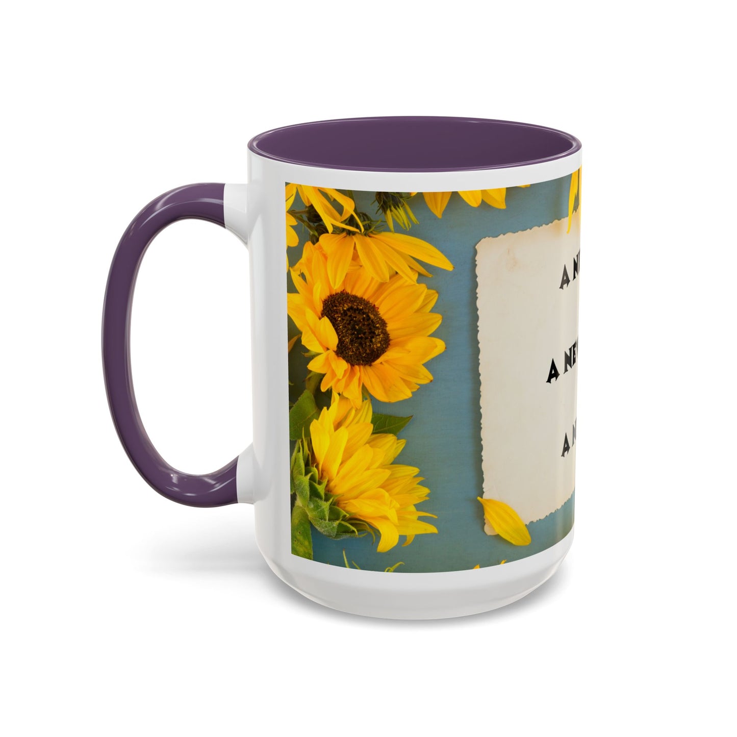 A NEW COFFEE A NEW DAY A NEW ME... Accent Coffee Mug, 11oz