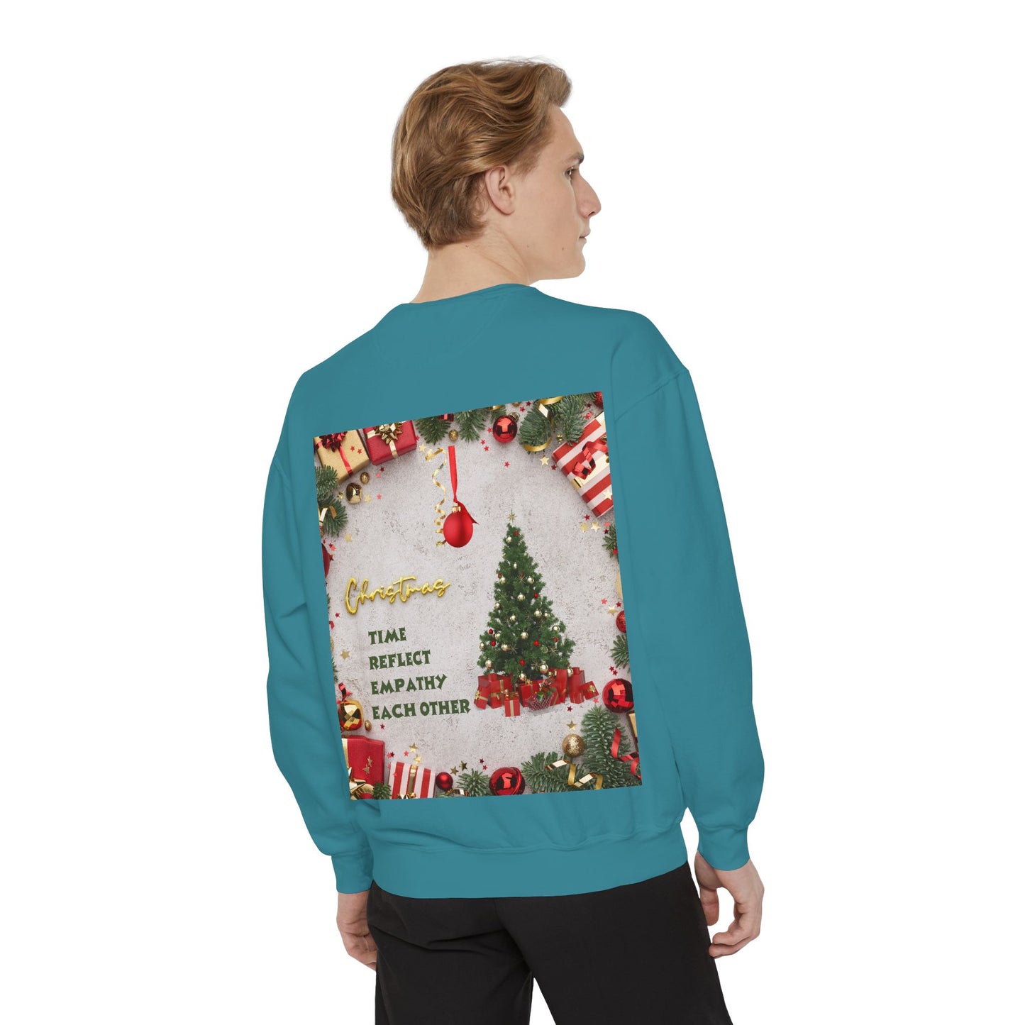 Cozy Holiday Sweatshirt - A New Life, New Hope, New Beginning, Christmas Gift, Unisex Apparel, Festive Wear, Winter Fashion