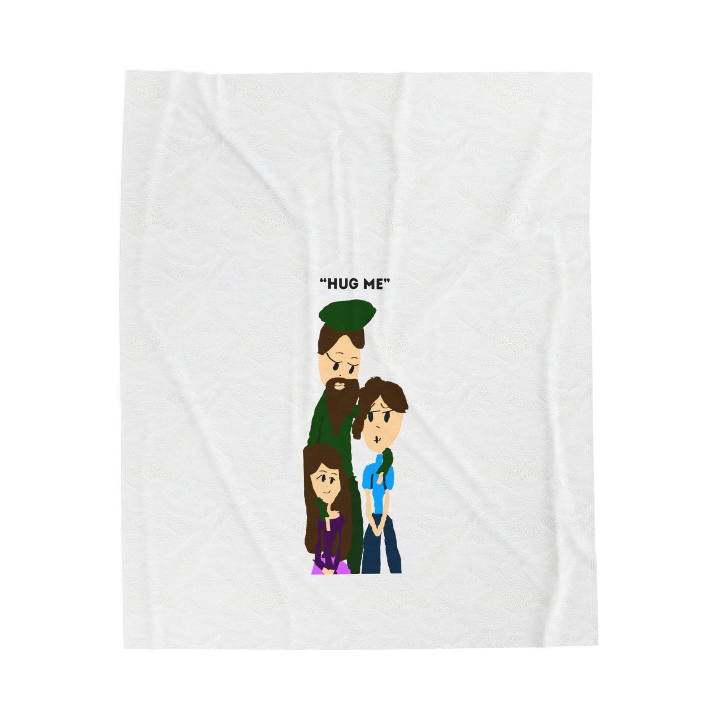HUG ME Velveteen Plush Blanket