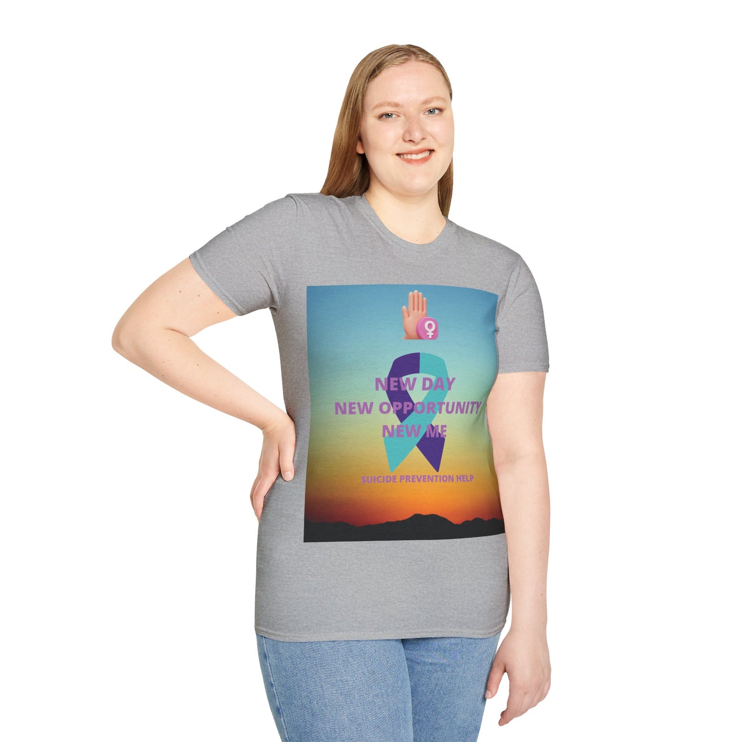SUICIDE PREVENTION Unisex Softstyle T-Shirt
