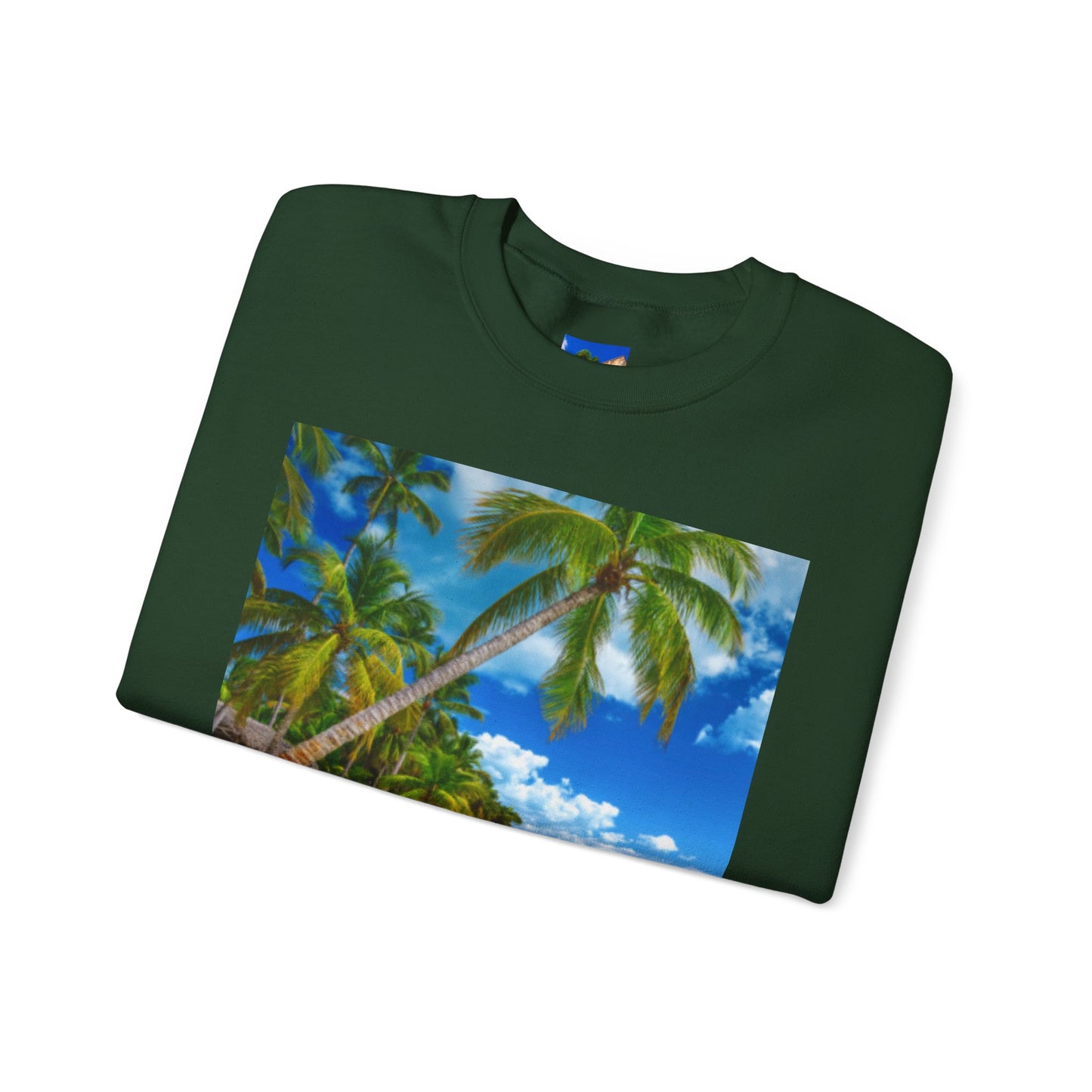 QUISQUEYA HERMOSA Tropical Paradise Sweatshirt - Dios Patria Libertad, Quisqueya Hermosa, Dominican Republic Gift, Beach Vibes, Unisex Crewneck