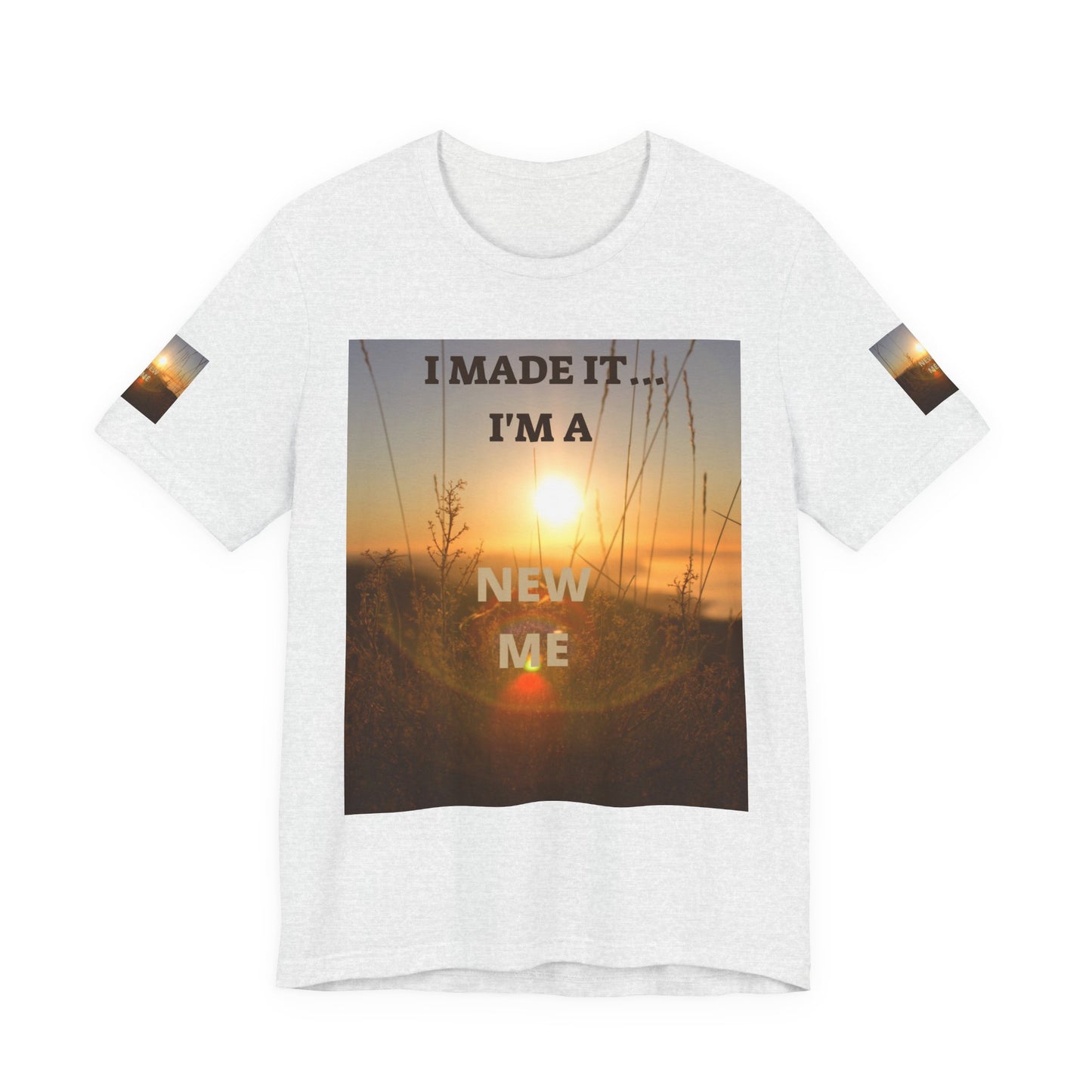 NEW ME IM Inspirational Unisex Tee | Celebrate New Beginnings, Motivational Shirt, Casual Wear, Gift for Self-Love, New Year, Personal Growth