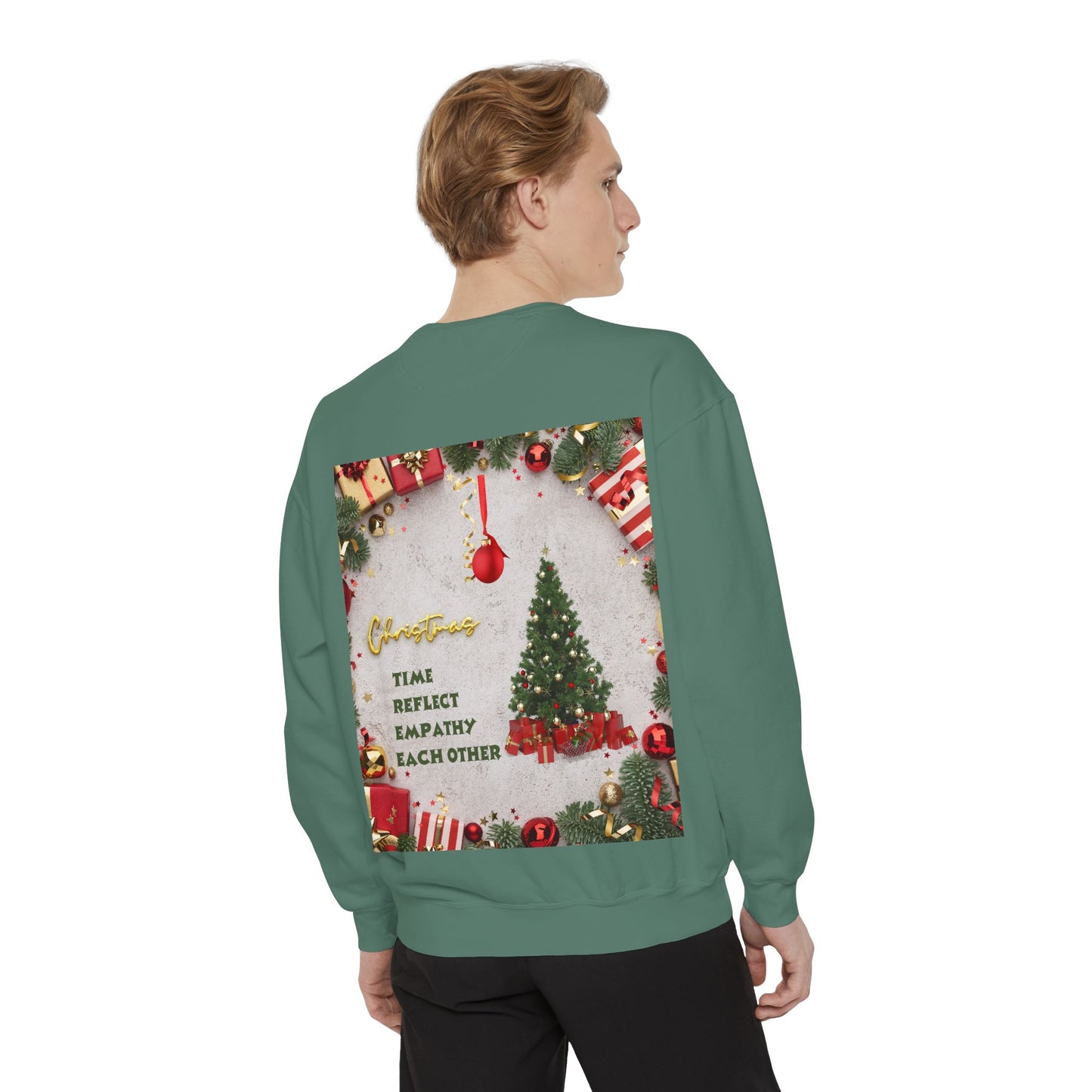Cozy Holiday Sweatshirt - A New Life, New Hope, New Beginning, Christmas Gift, Unisex Apparel, Festive Wear, Winter Fashion