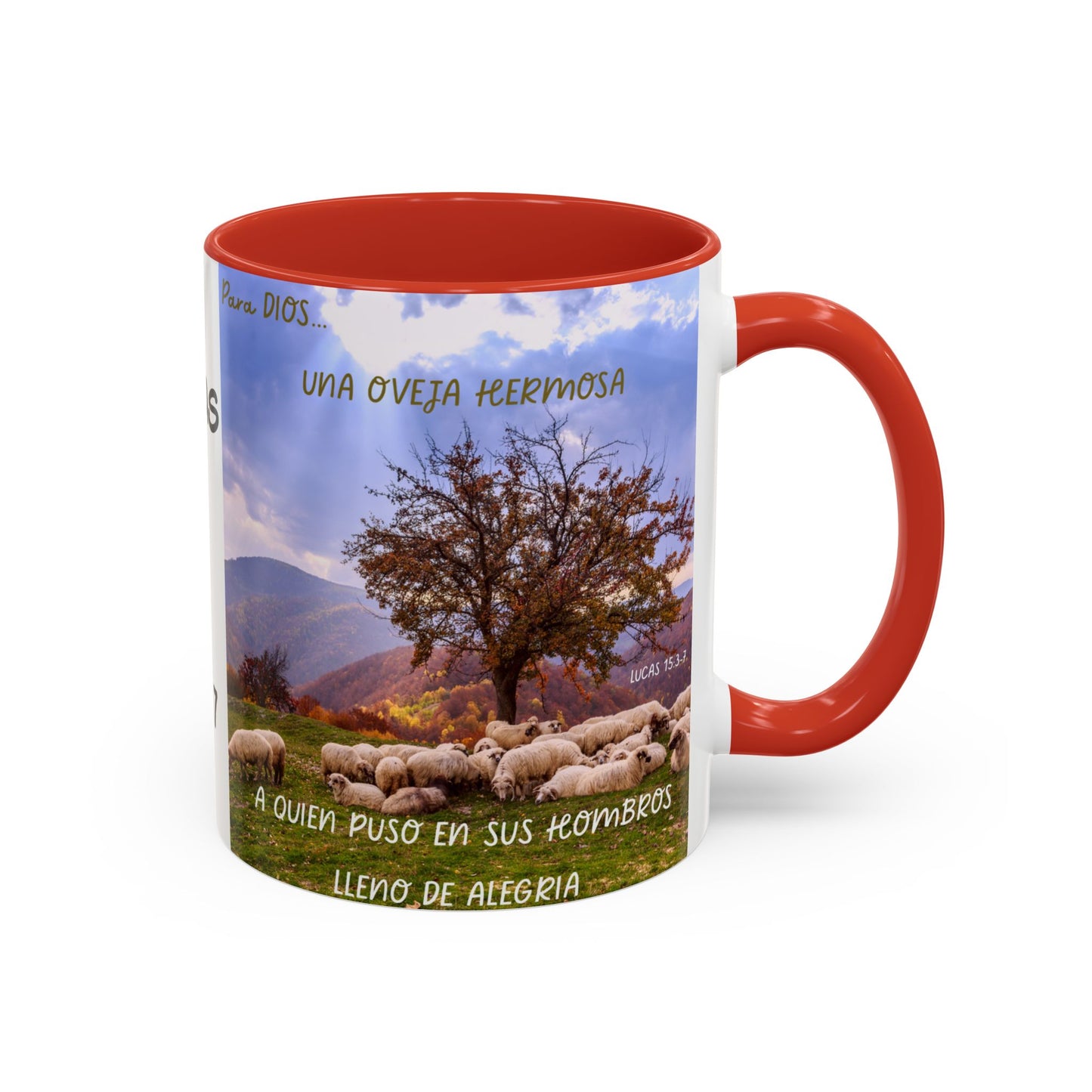 OVEJA NEGRA Personalized Accent Coffee Mug for Sheep Lovers, Custom Birthday Gift, Rustic Farmhouse Decor, Animal Mug, Unique Gift Idea