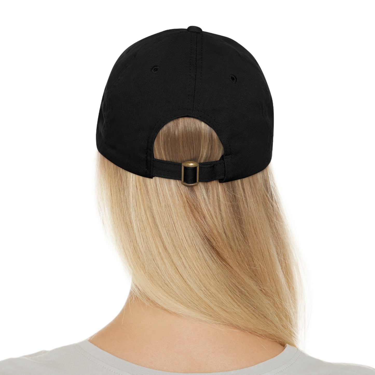 NEW DAY NEW BEGINNING A NEW ME Hat with Leather Patch (Rectangle)
