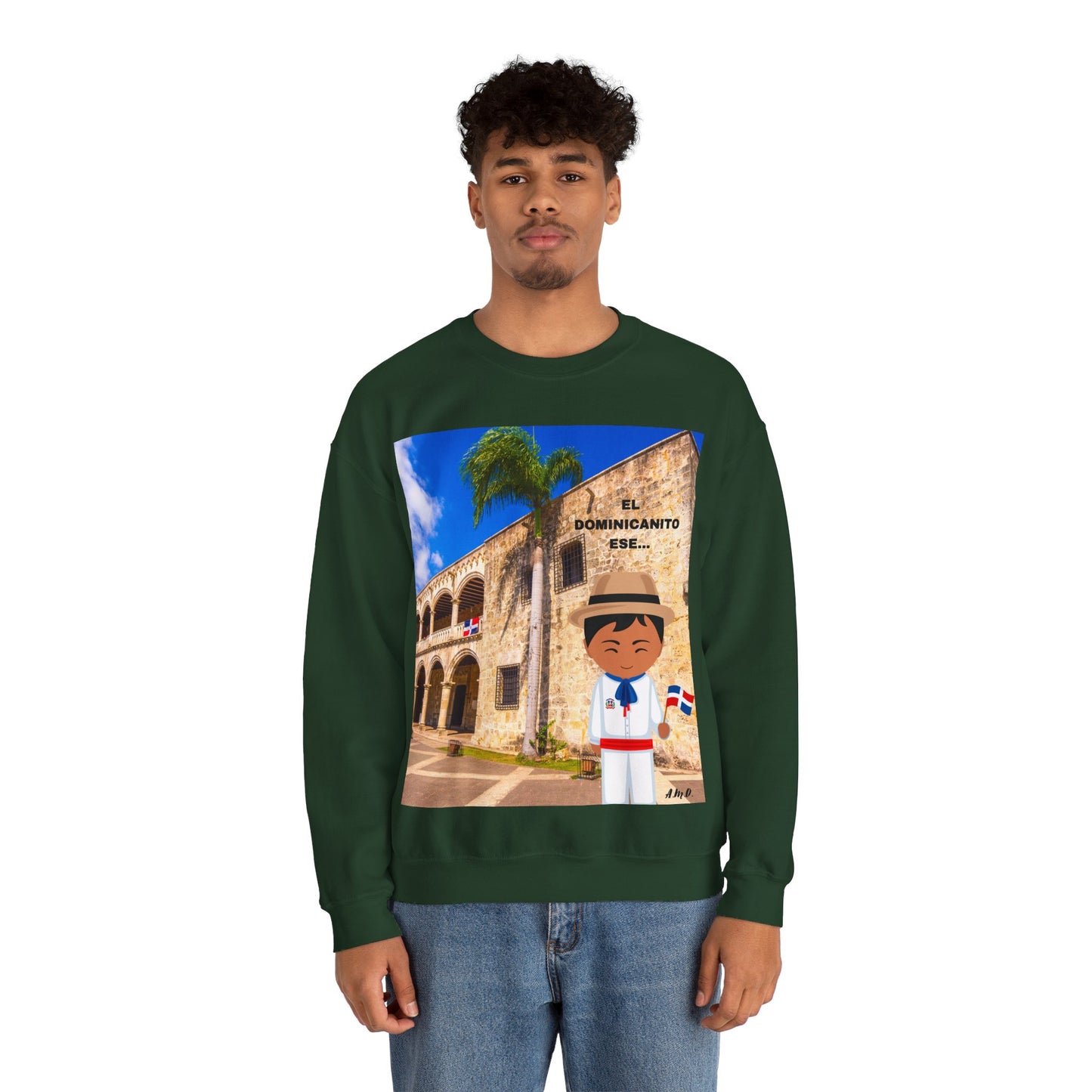EL DOMINICANITO ESE Unisex Heavy Blend™ Crewneck Sweatshirt