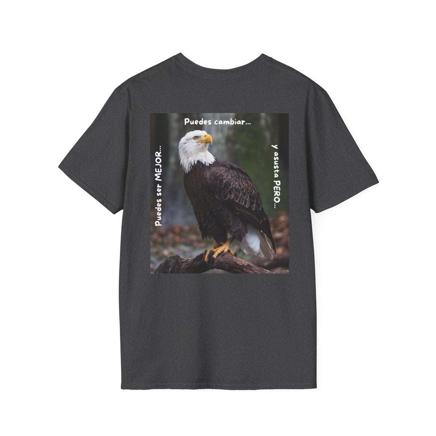 Puedes ser MEJOR Inspirational Eagle T-Shirt, Motivational Aviary Tee, Unisex Graphic Shirt, Perfect Gift for Nature Lovers