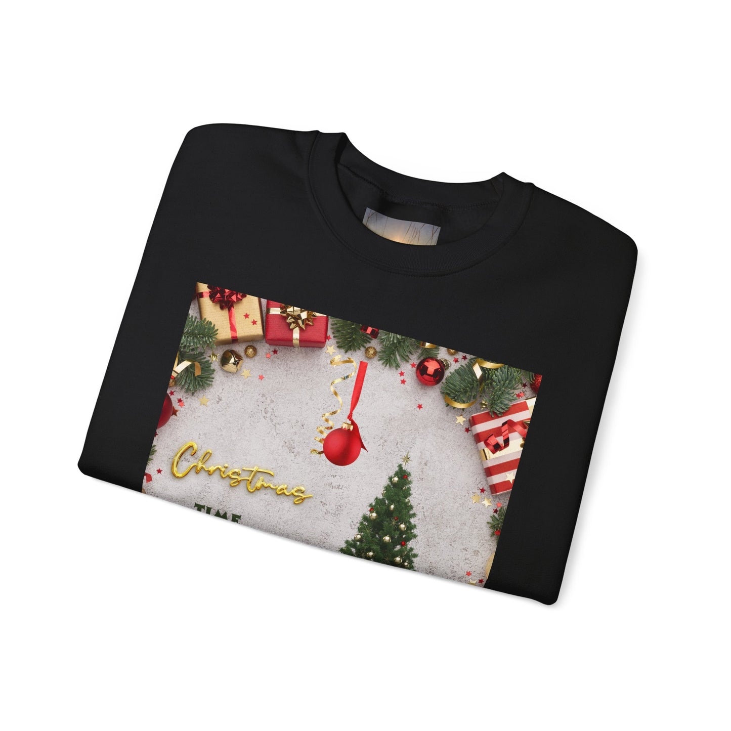Cozy Christmas Sweatshirt - Reflect Empathy & Be A New You, Holiday Gift, Winter Fashion, Christmas Celebration, Unisex Crewneck