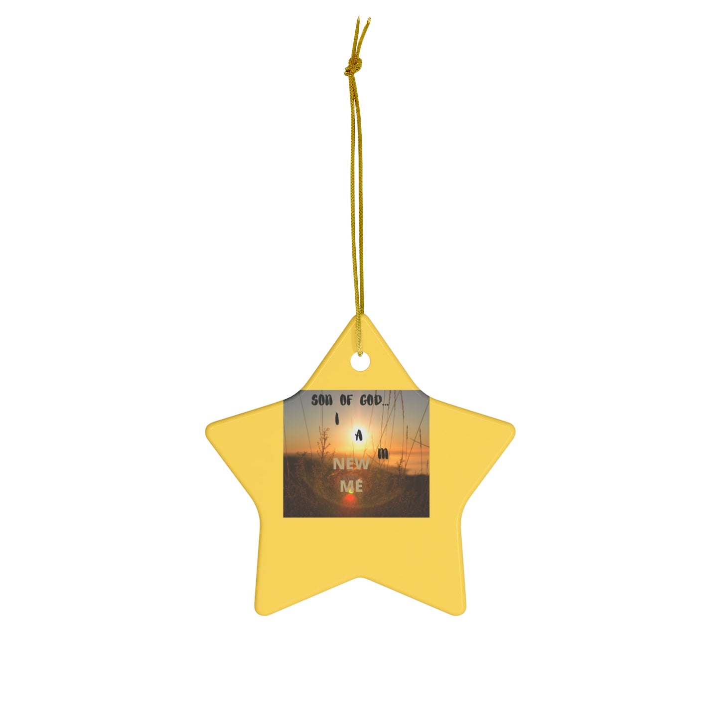 SON OF GOD Ceramic Ornament, 4 Shapes