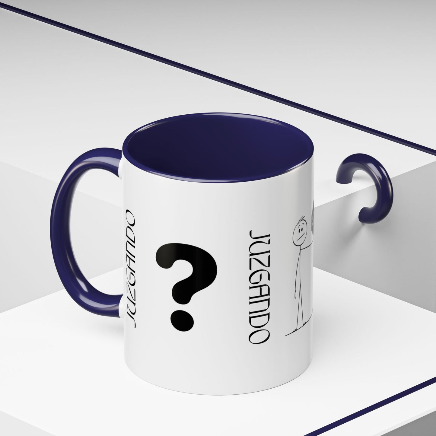 JUZGANDO Coffee Mug for Everyday Laughs, Funny Gift for Coffee Lovers, Quirky Office Mug, Unique Holiday Gift, Playful Drinkware