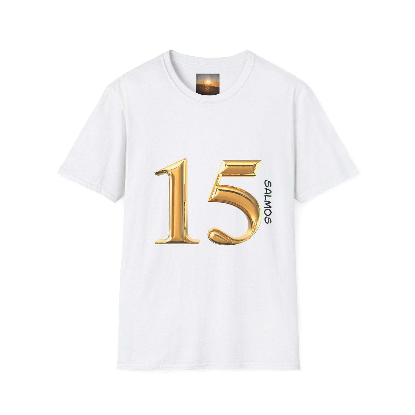 SALMOS 15 Inspirational T-Shirt, Unisex Softstyle Tee, Birthday Gift, Motivational Shirt, Soft Cotton Top, Unique Design