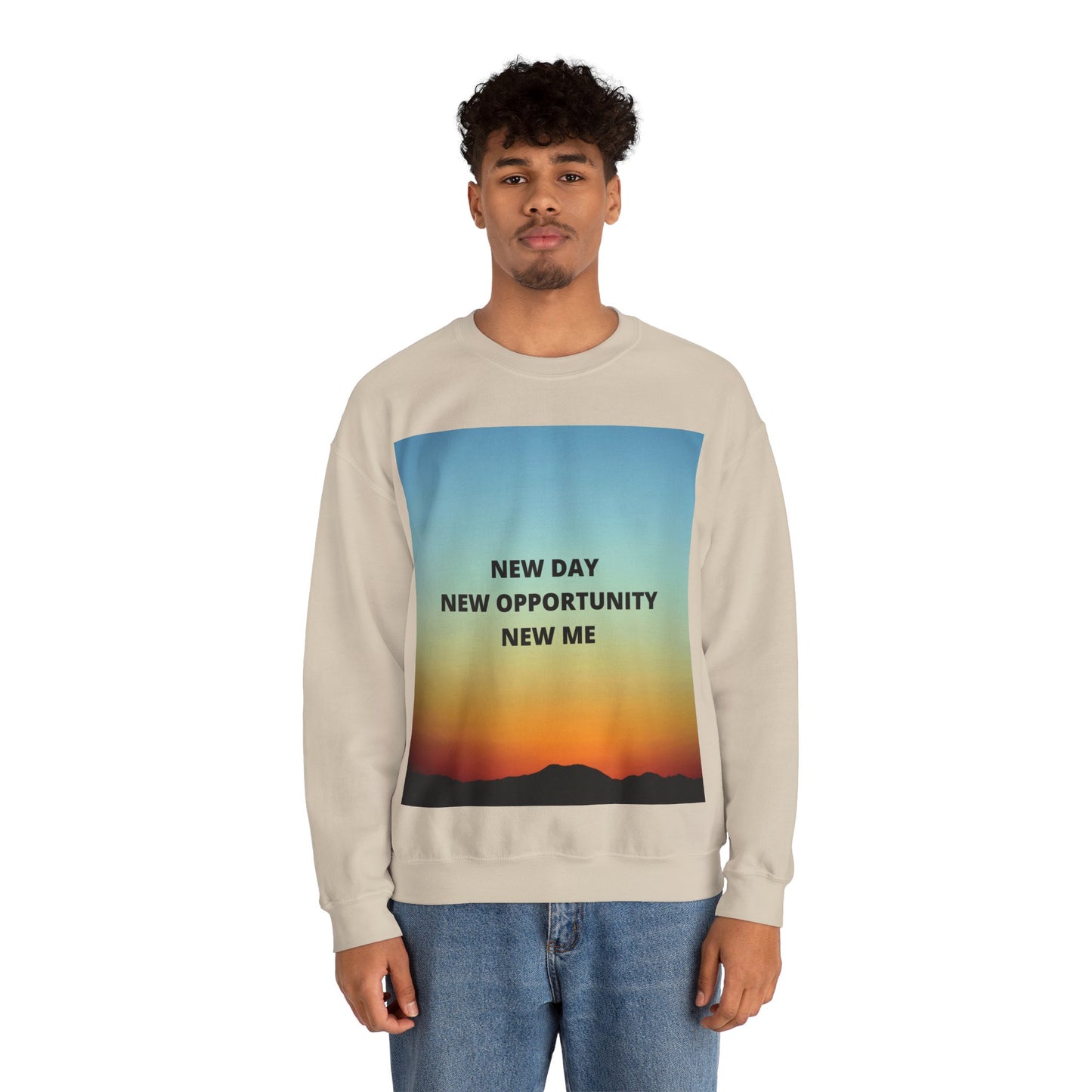 NEW DAY NEW OPPORTUNITY NEW ME Unisex Heavy Blend™ Crewneck Sweatshirt