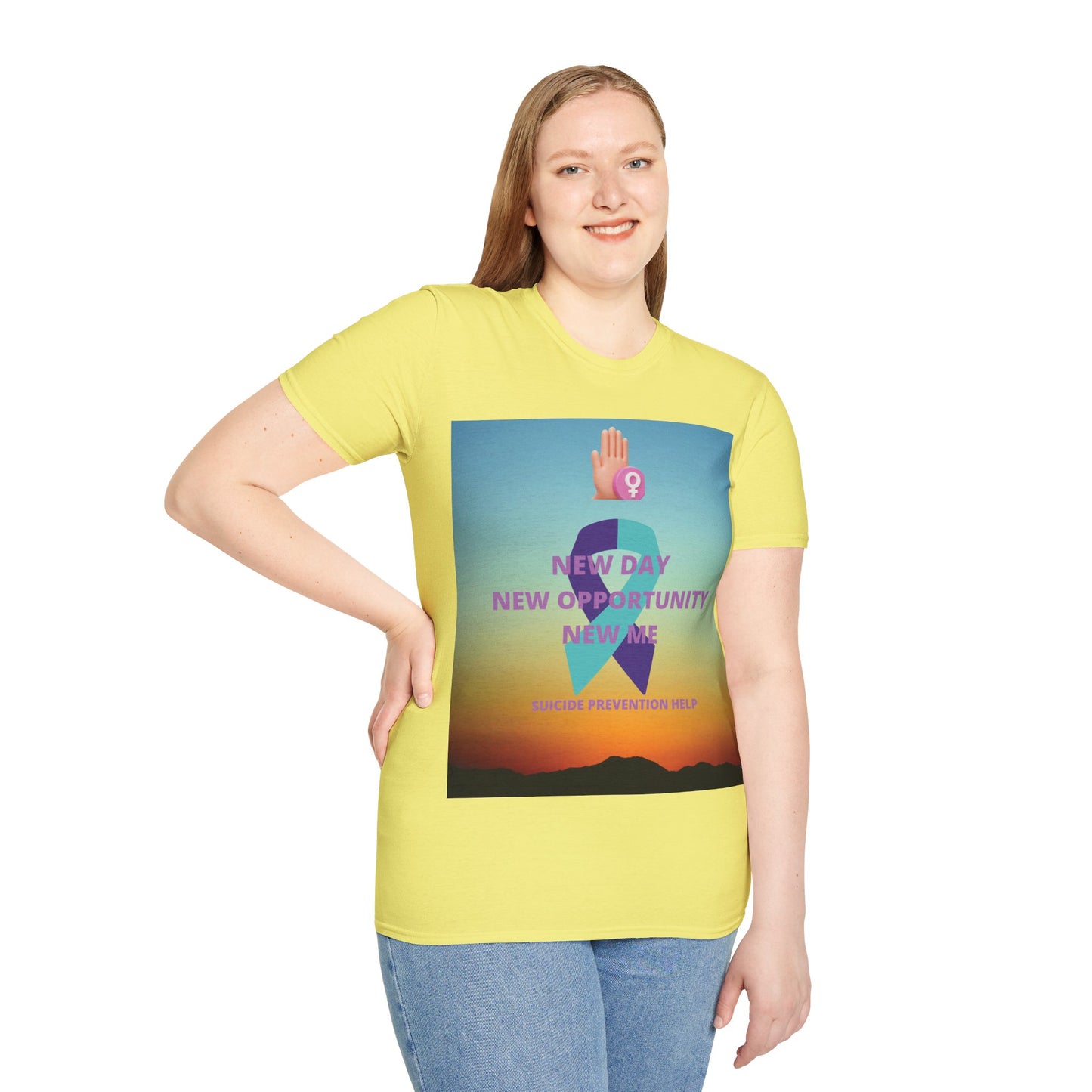SUICIDE PREVENTION Unisex Softstyle T-Shirt
