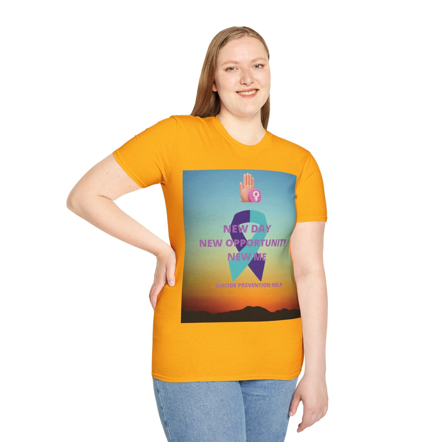 SUICIDE PREVENTION Unisex Softstyle T-Shirt