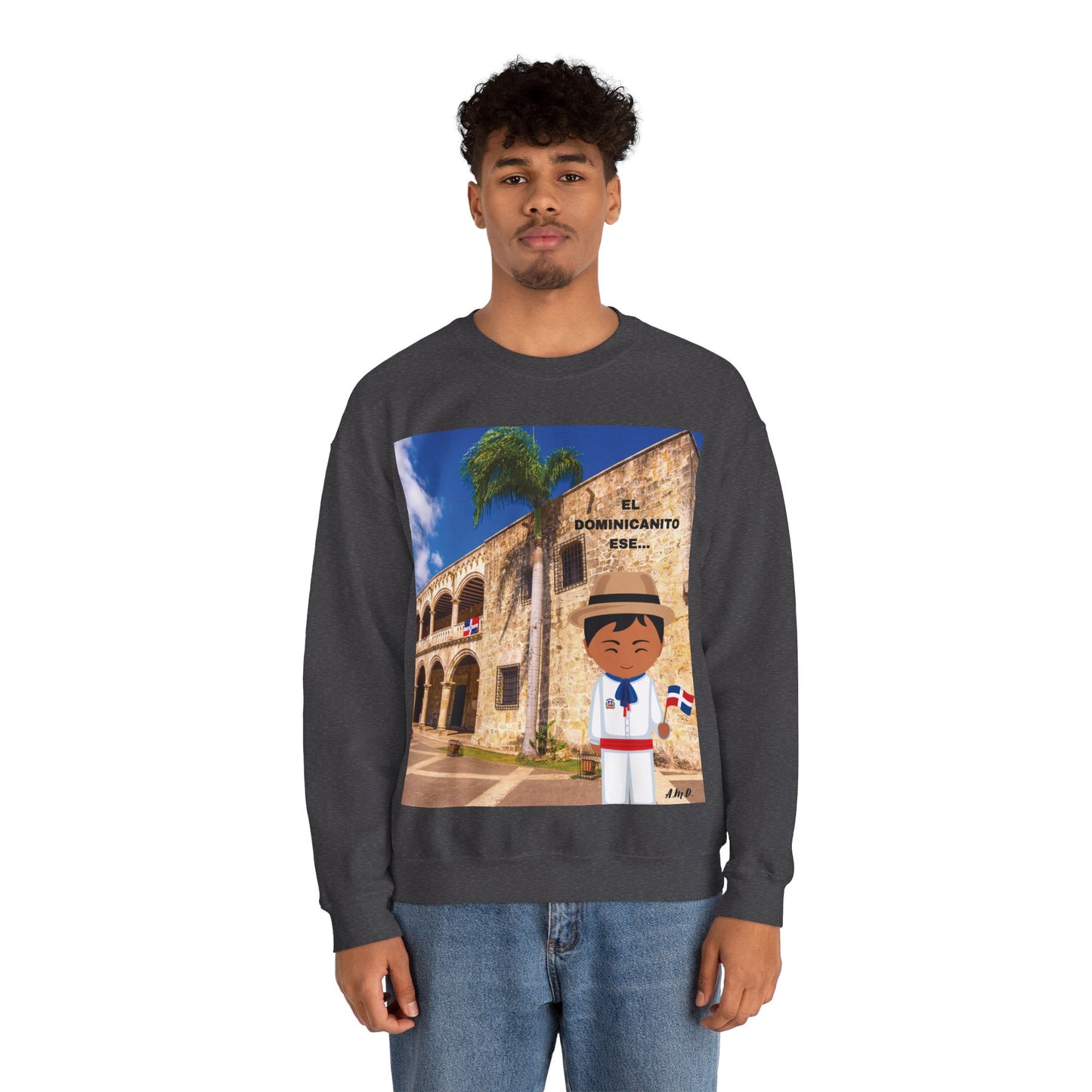 EL DOMINICANITO ESE Unisex Heavy Blend™ Crewneck Sweatshirt