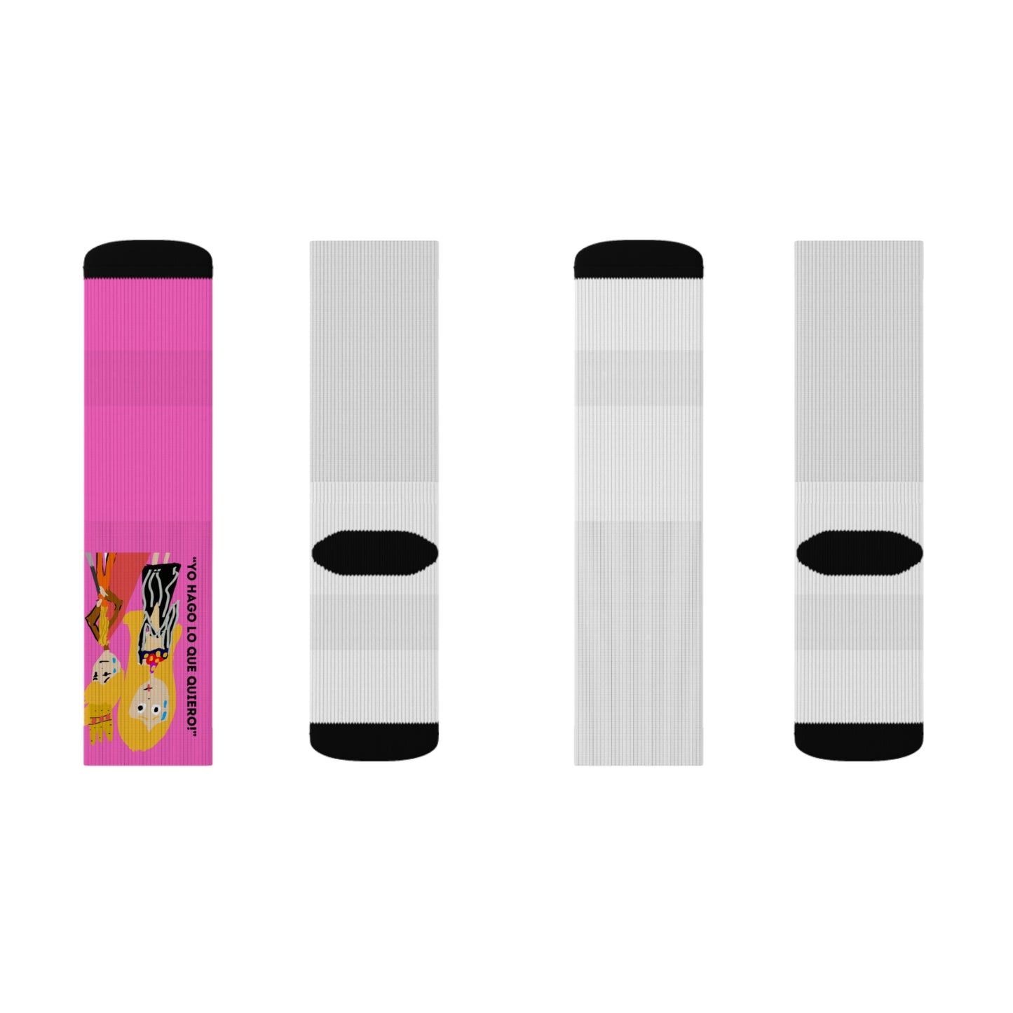 YO HAGO LO QUE QUIERO ISAAC IDYER ARTS DESINGS Sublimation Socks