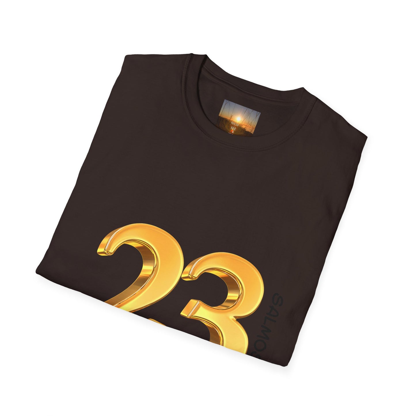 SALMOS 23 Inspirational Unisex T-Shirt with Psalm 23 Design, Motivational Gift for Friends, Faith-Based Apparel, Religious Shirt, Casual Wear