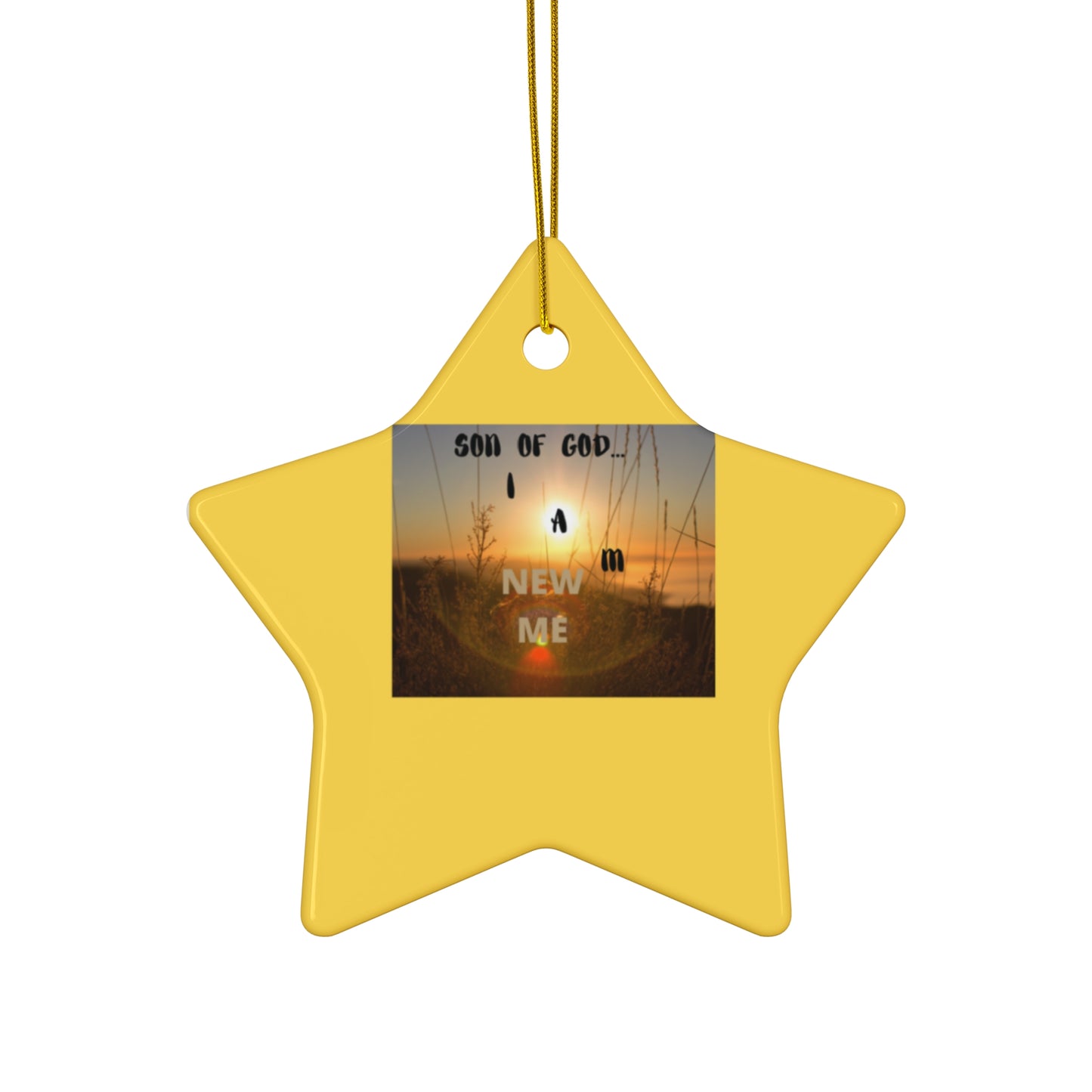 SON OF GOD Ceramic Ornament, 4 Shapes