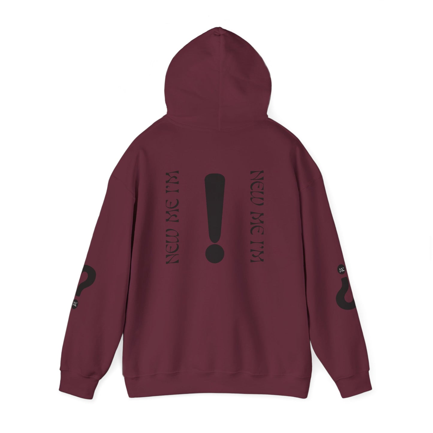 LEAVING MARKED TRACES Unisex Hooded Sweatshirt – Embrace Change, Perfect for Motivational Gifts, Cozy Casual Wear, Comfortable Daily Style, Inspirational Apparel