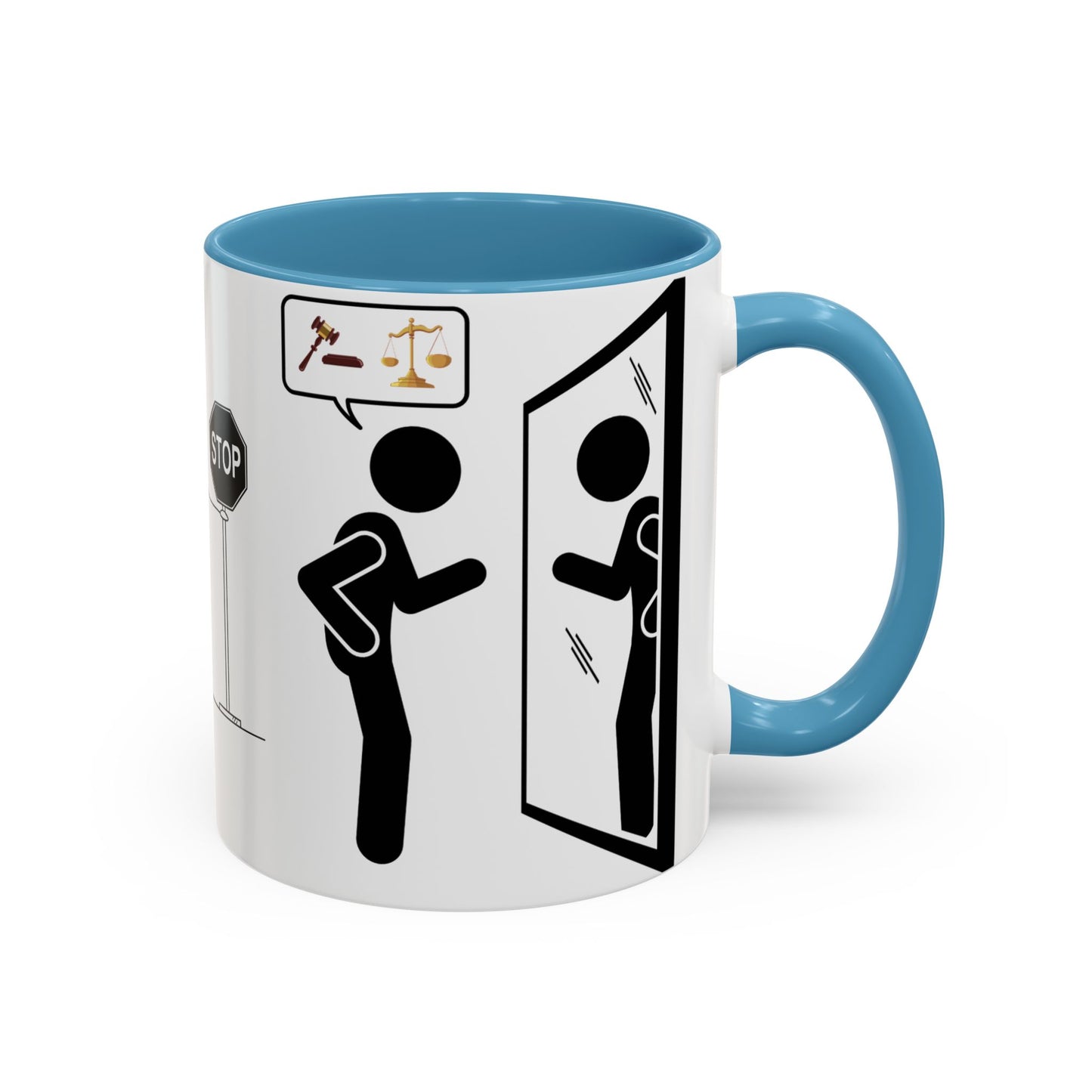 Judging Coffee Mug - 11 & 15oz Ceramic Drinkware for Funny Gift, Home Decor, Office Use, Tea Lovers, Unique Present