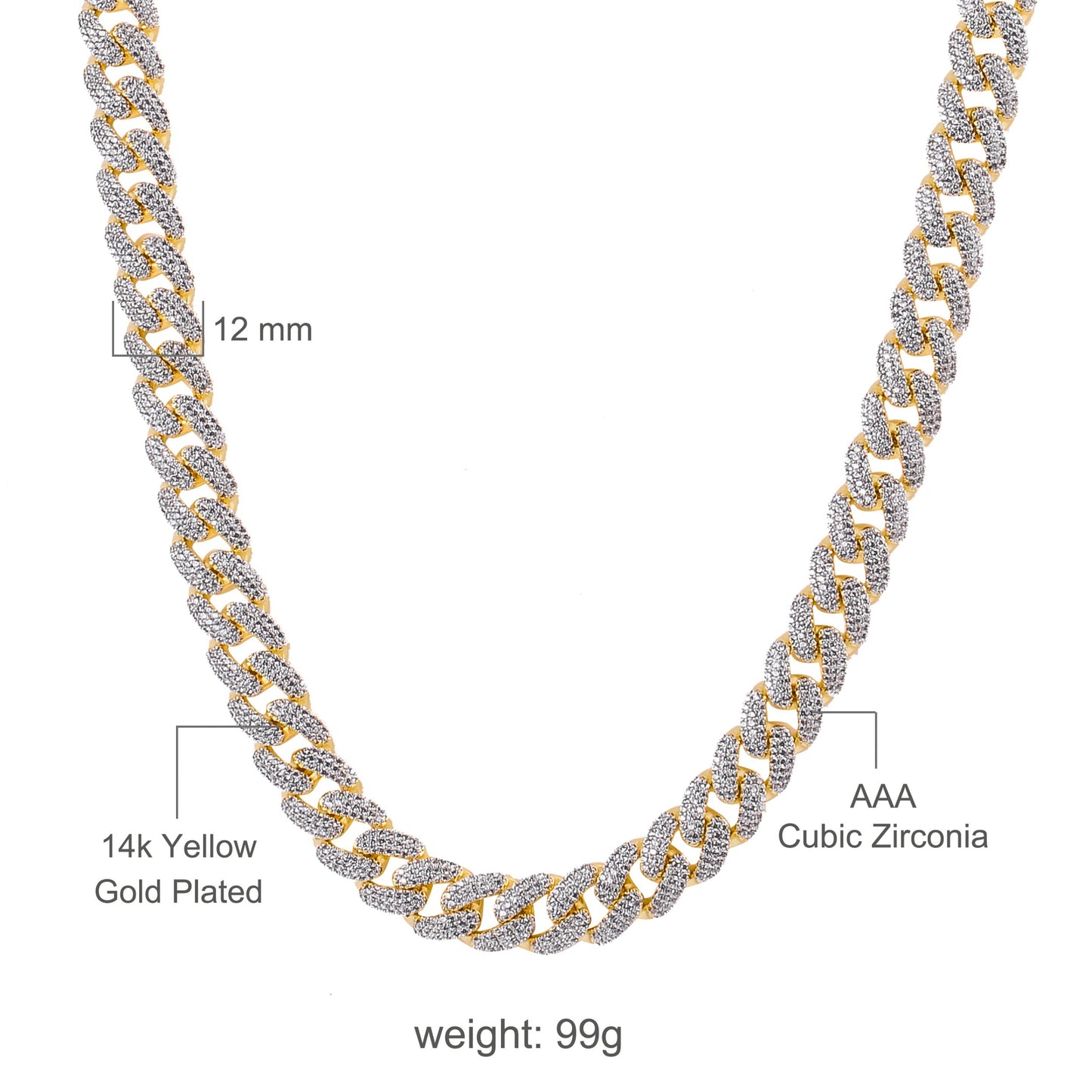 CAMEO 8MM Cuban Chain